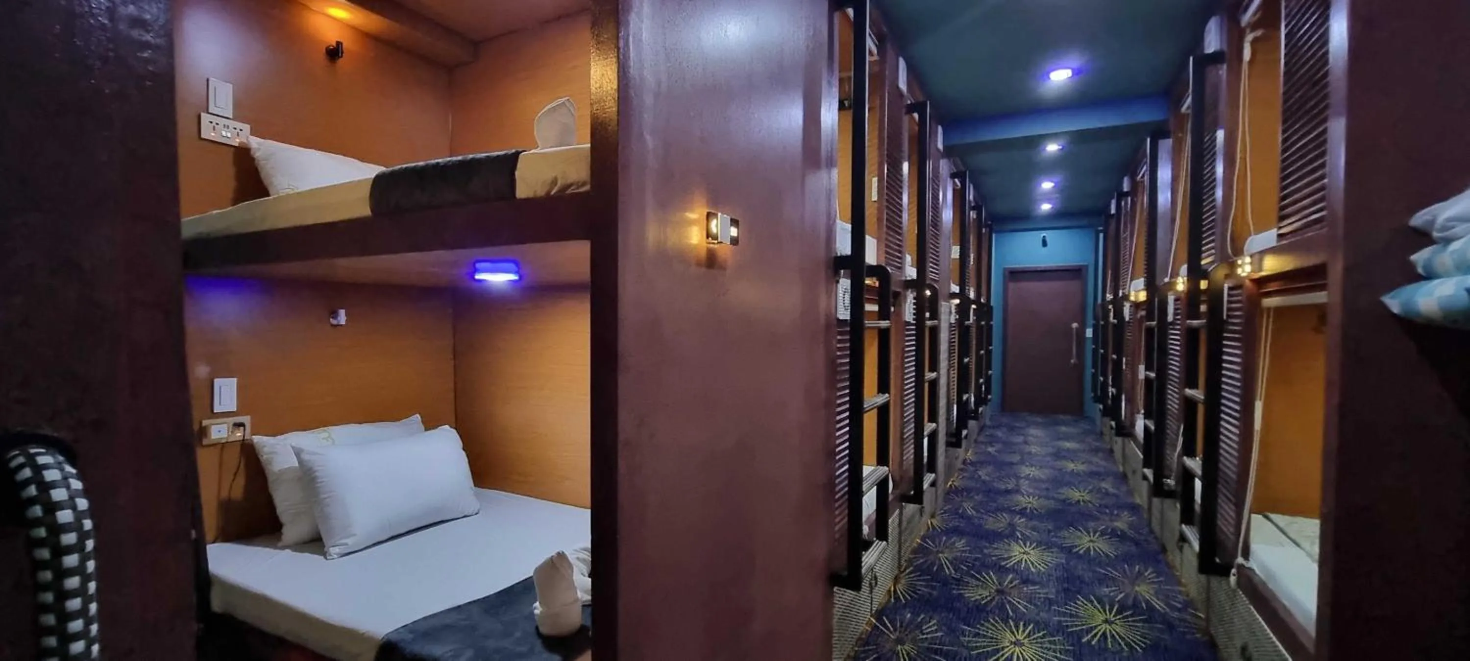 Bed in Attic Capsule Hotel