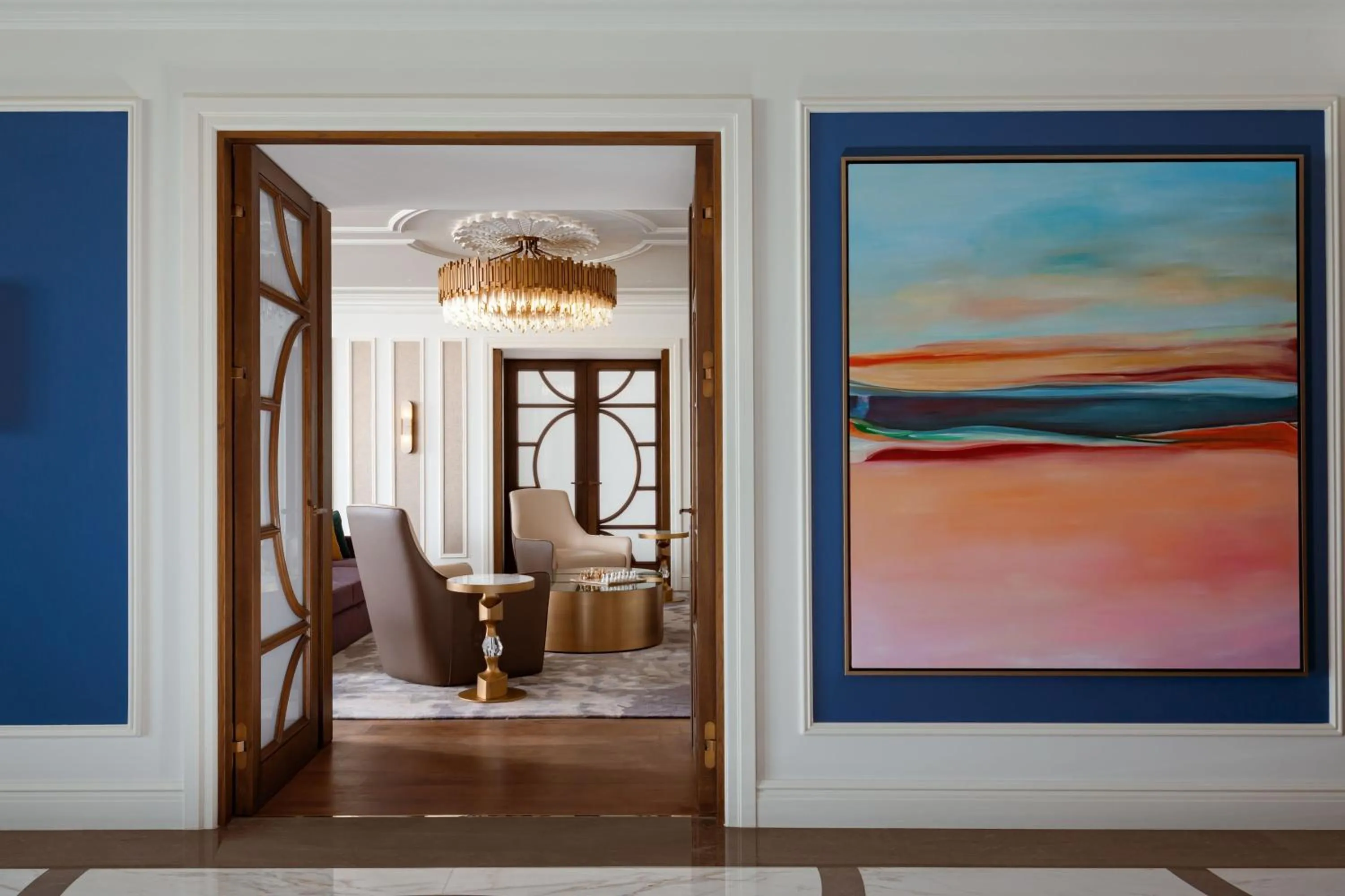 Living room in The Ritz-Carlton, Baku