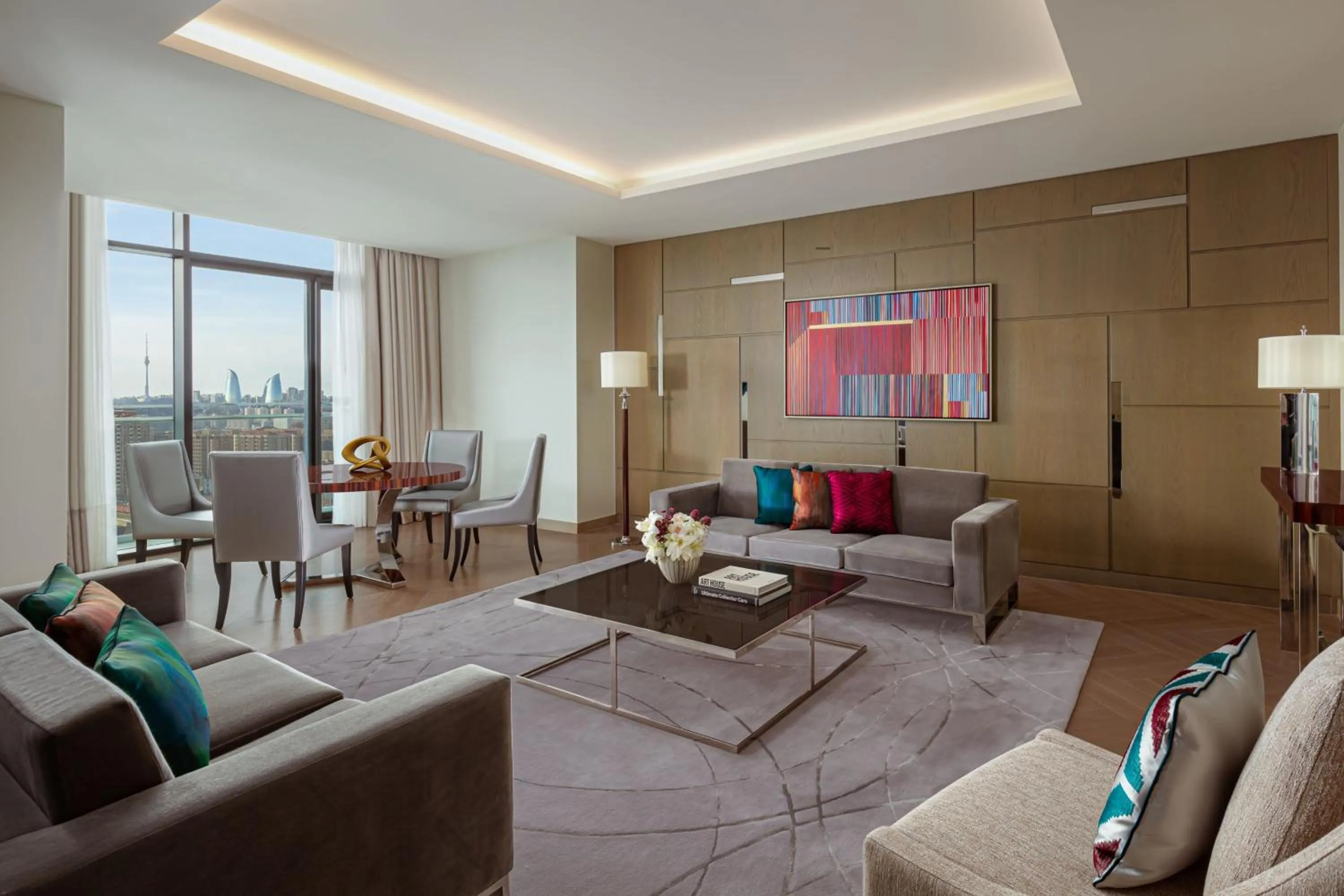 Living room in The Ritz-Carlton, Baku