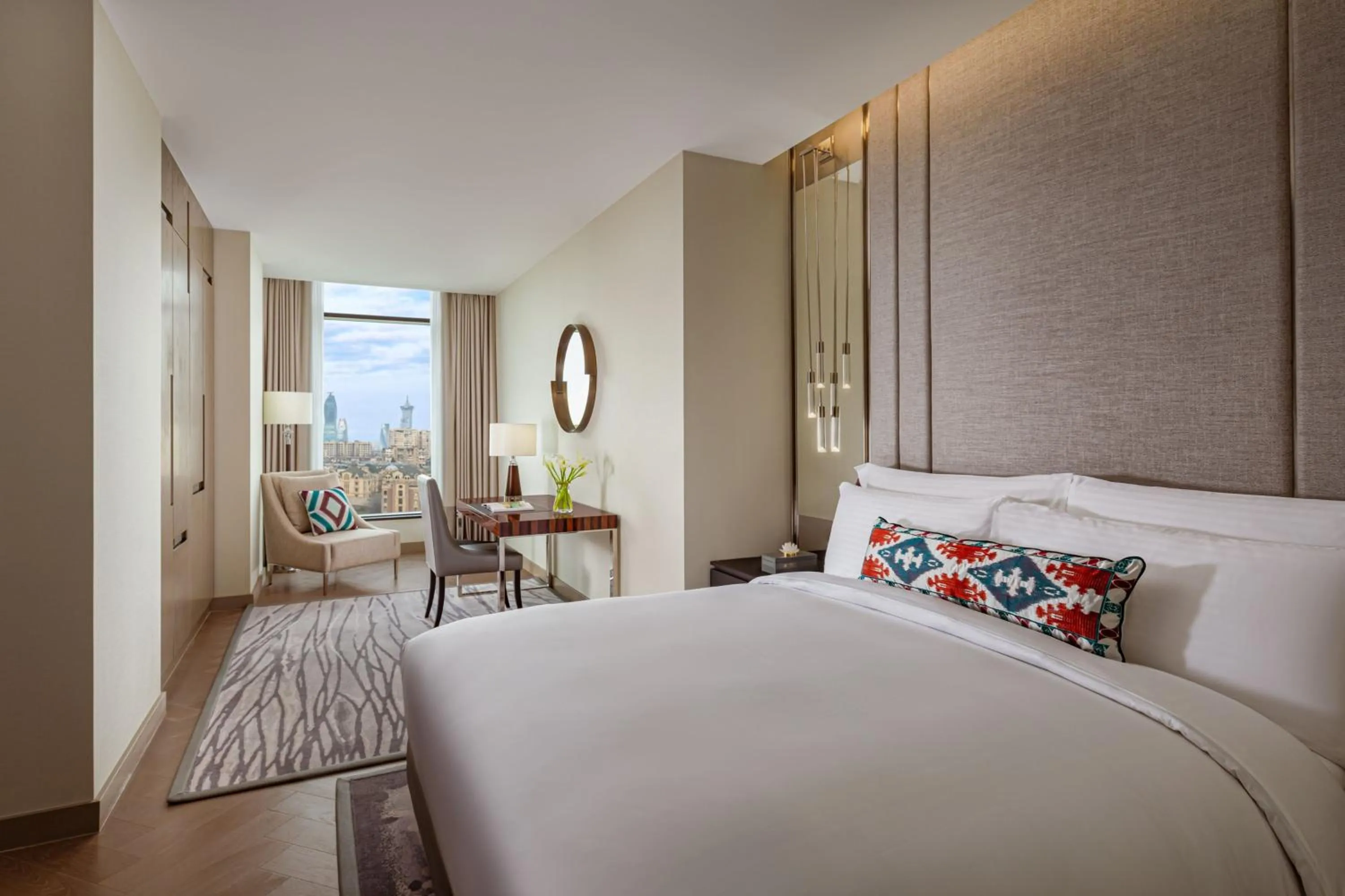Bedroom, Bed in The Ritz-Carlton, Baku