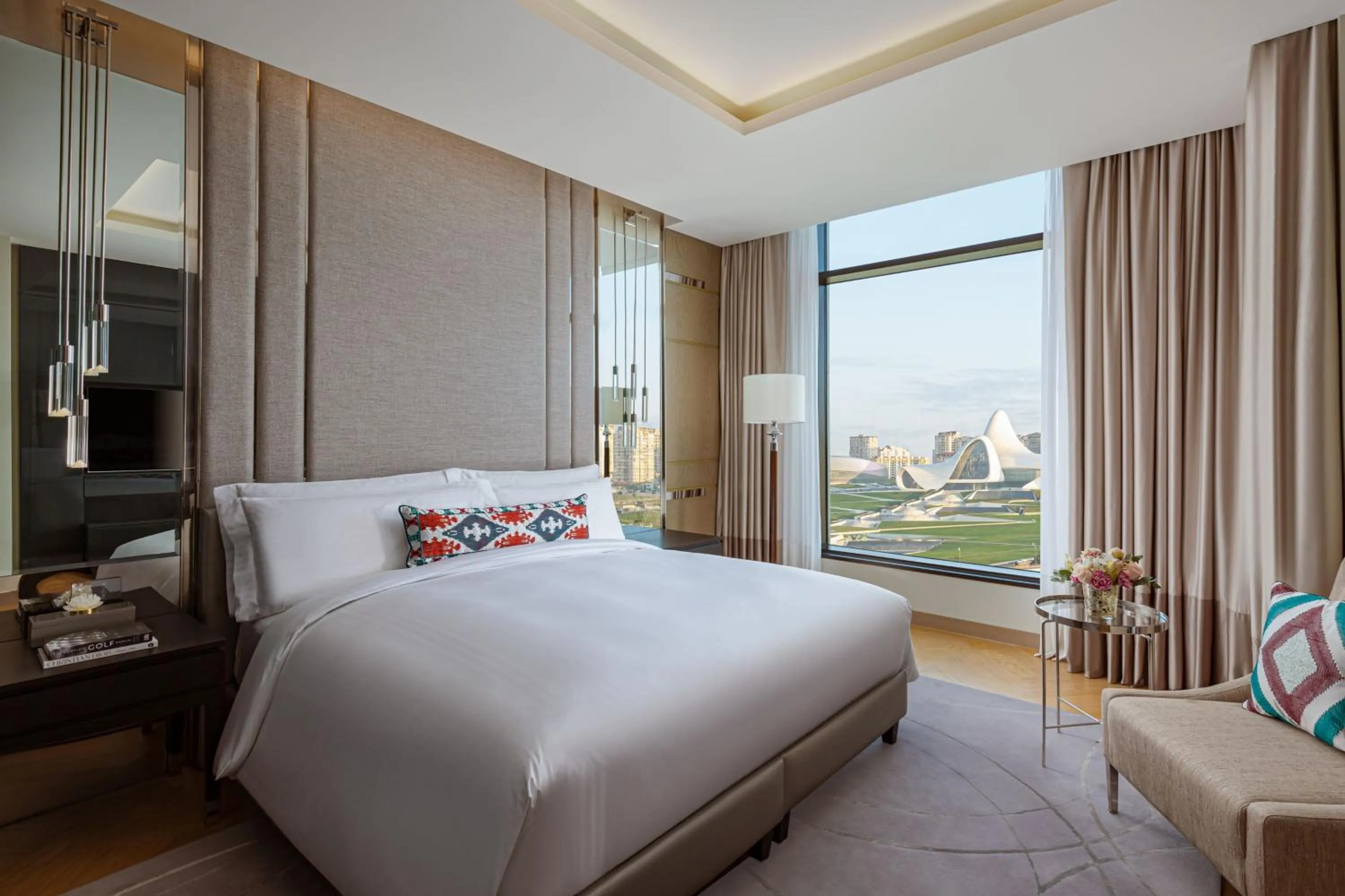 Bedroom, Bed in The Ritz-Carlton, Baku
