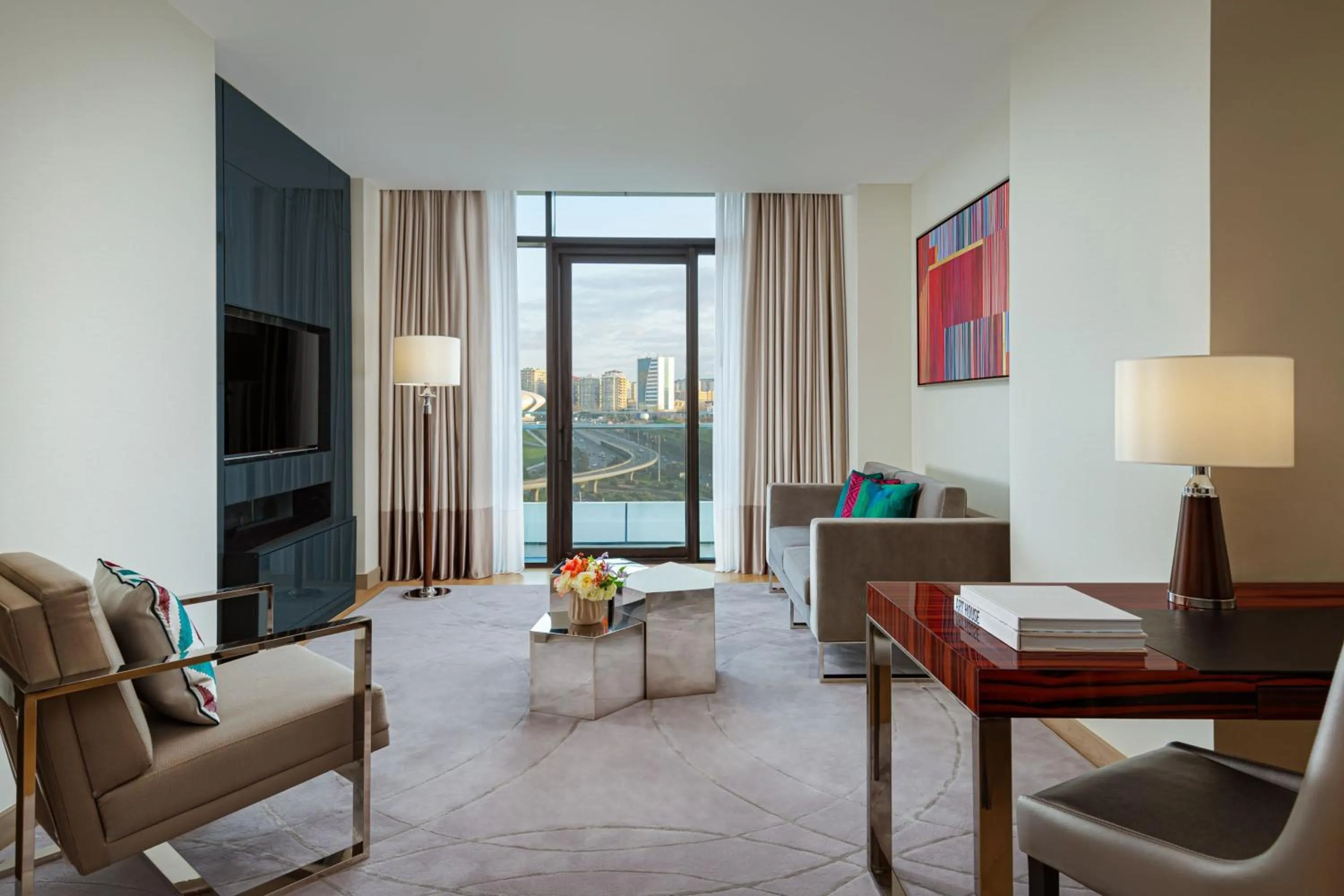 Living room in The Ritz-Carlton, Baku