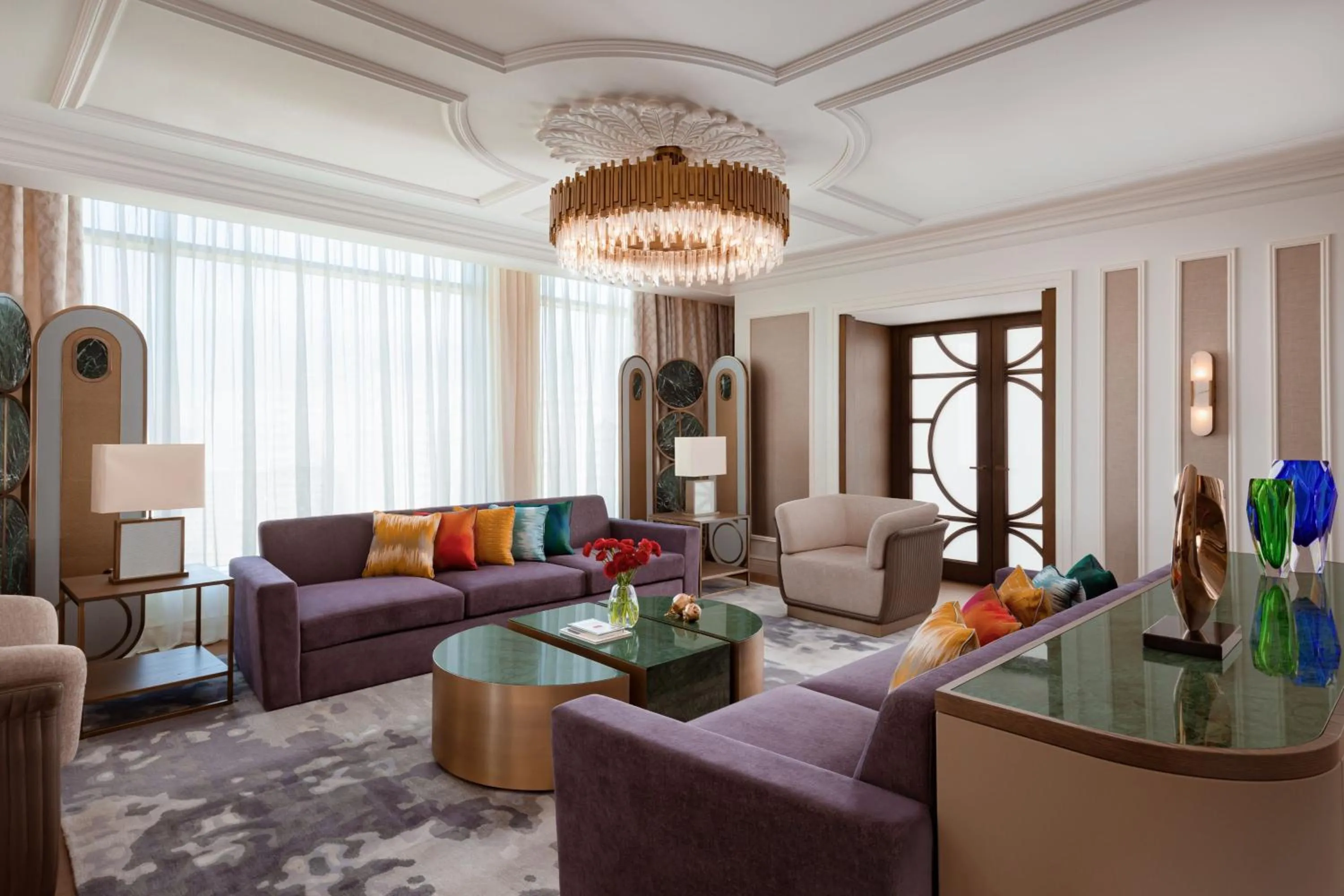 Living room in The Ritz-Carlton, Baku