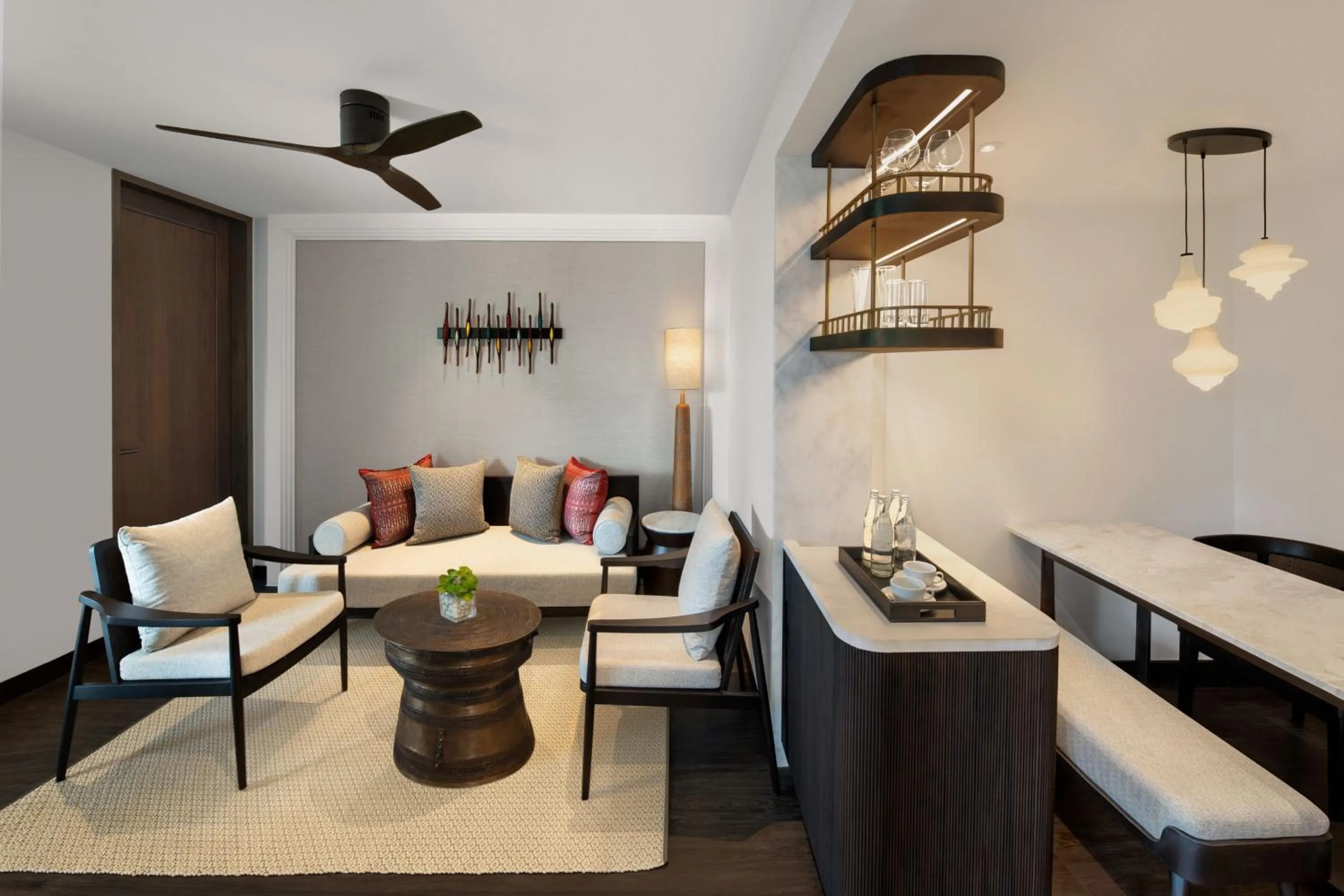 Living room in JW Marriott Khao Lak Resort Suites