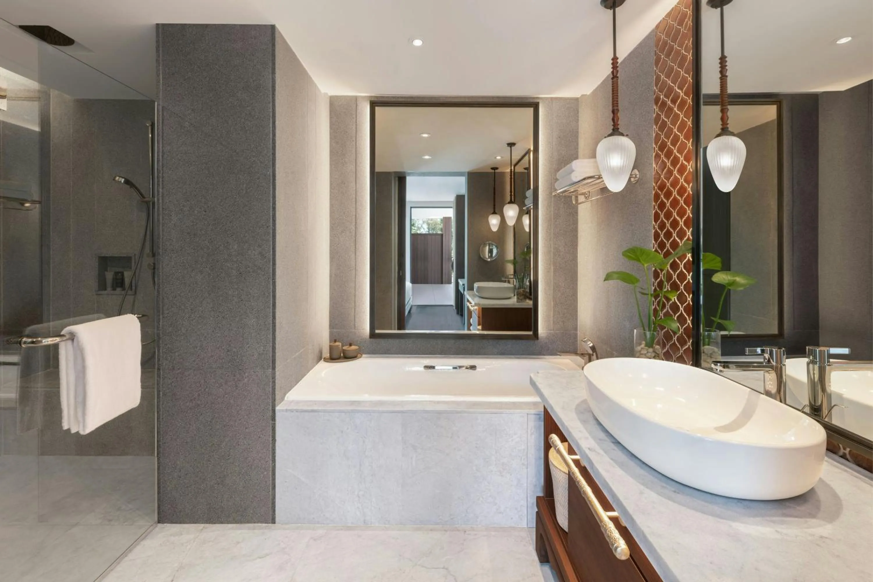 Bathroom in Marriott Vacation Club, Khao Lak Beach Resort