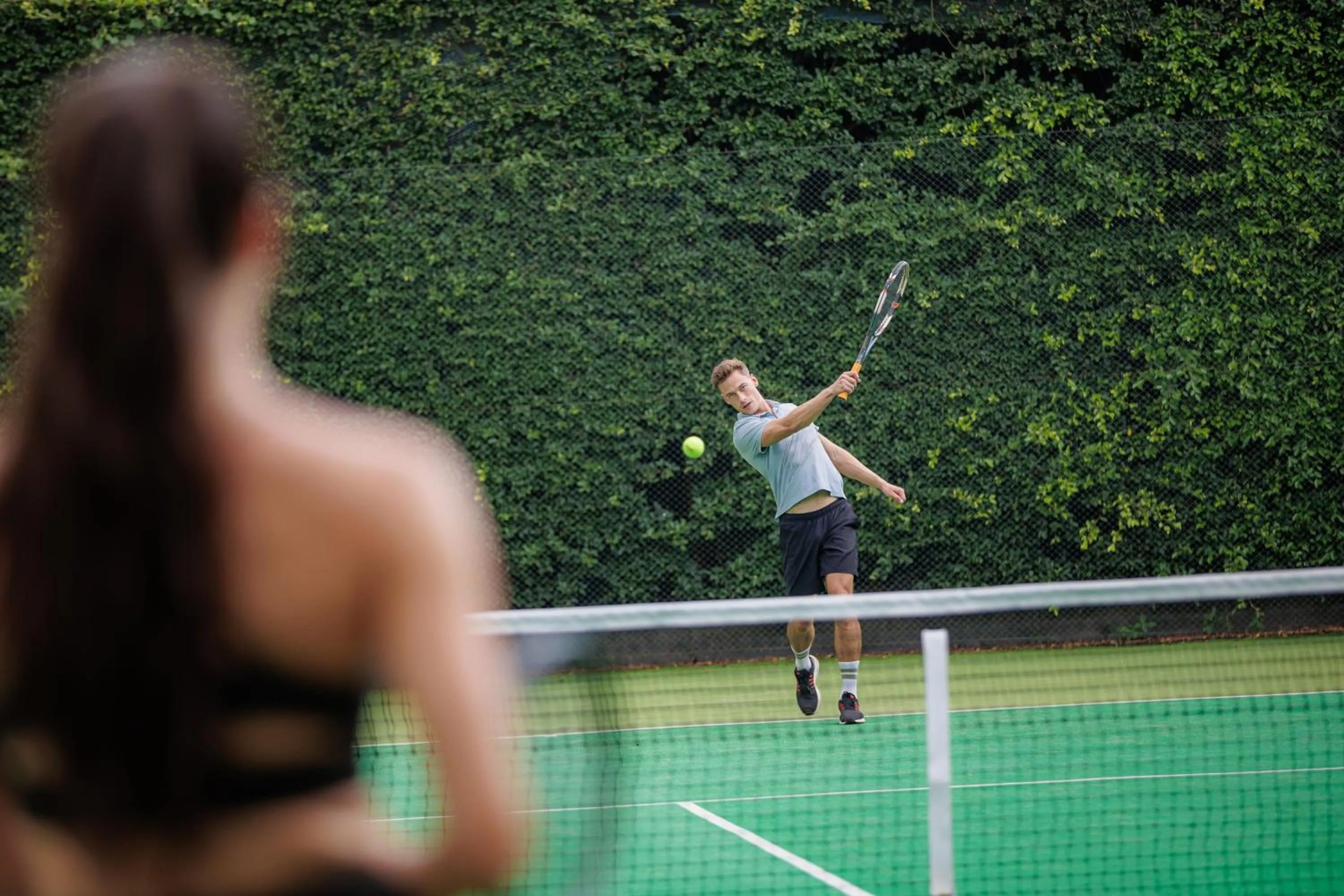 Tennis court in JW Marriott Khao Lak Resort Suites