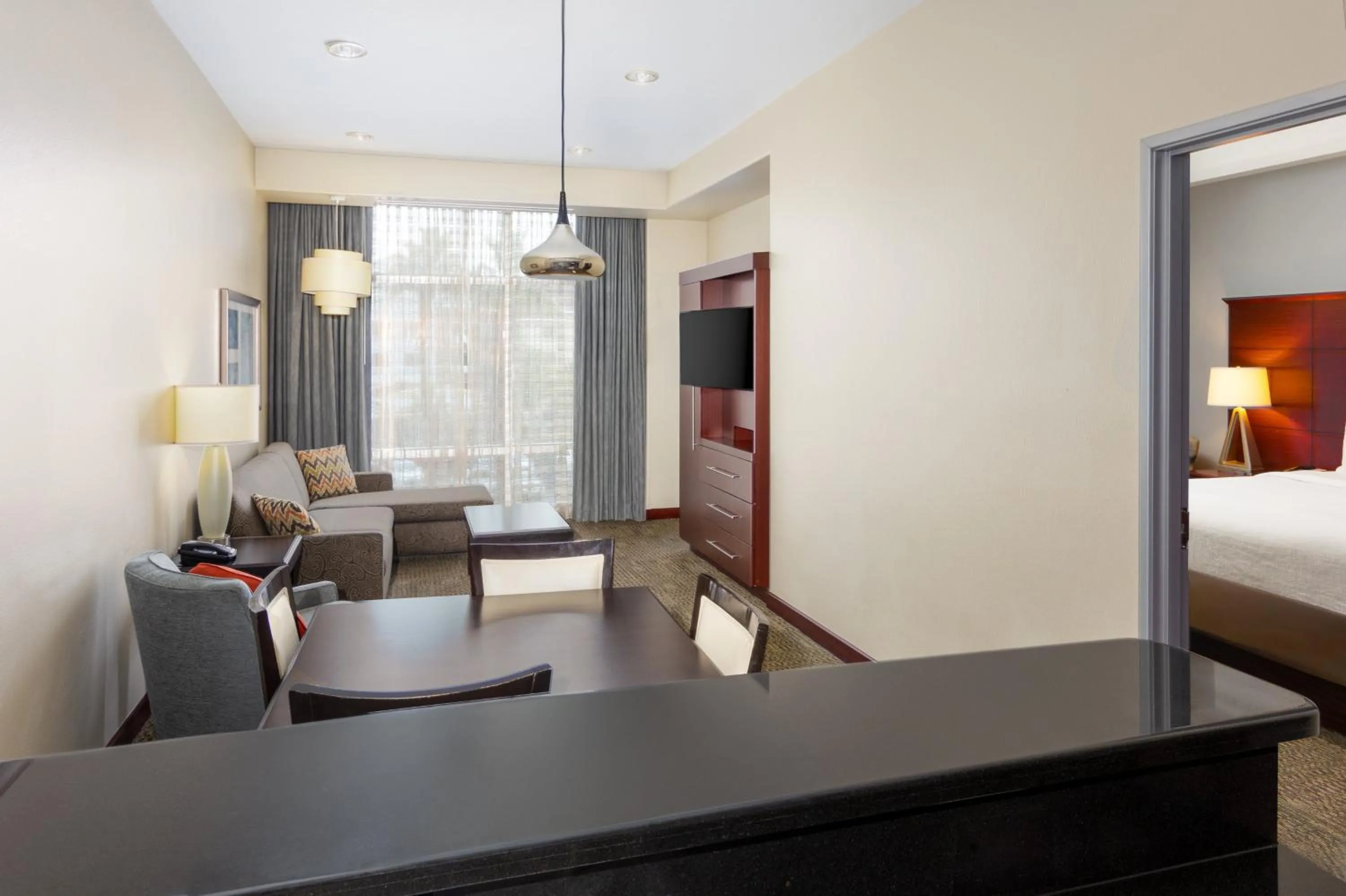 Photo of the whole room, Bed in Staybridge Suites Las Vegas - Stadium District