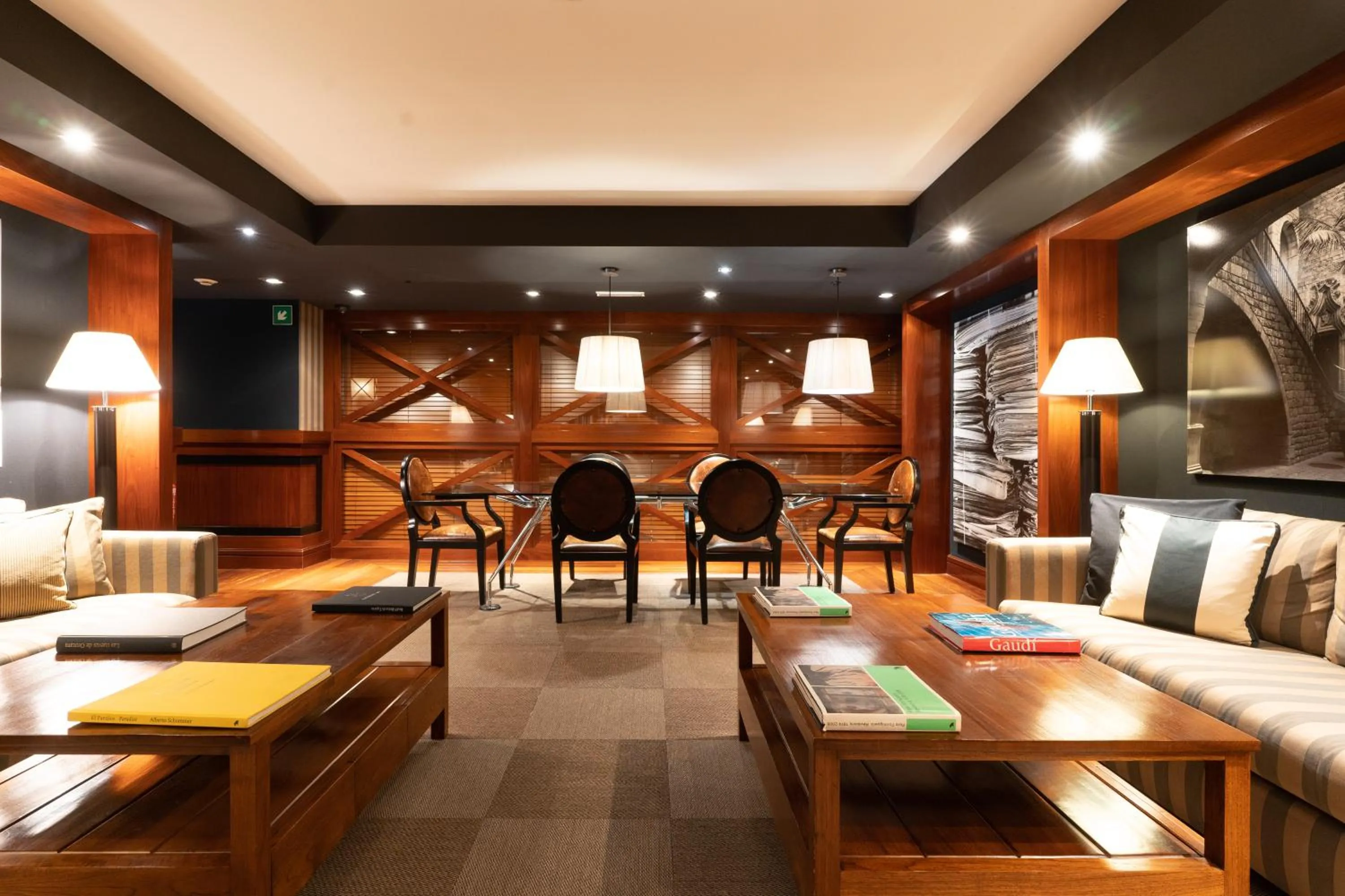 Seating area in U232 Hotel