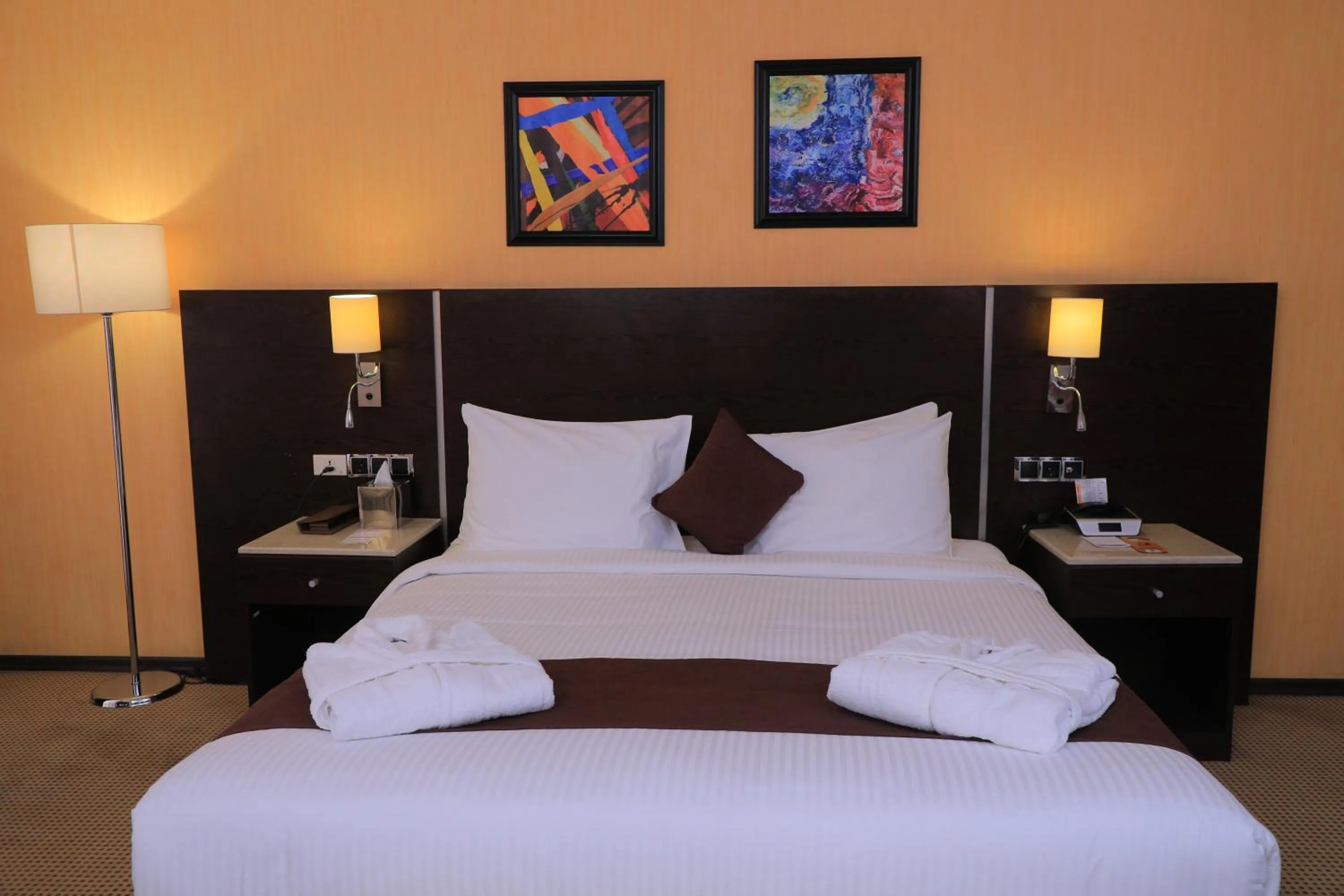 Bed in Cassiopeia Hotel