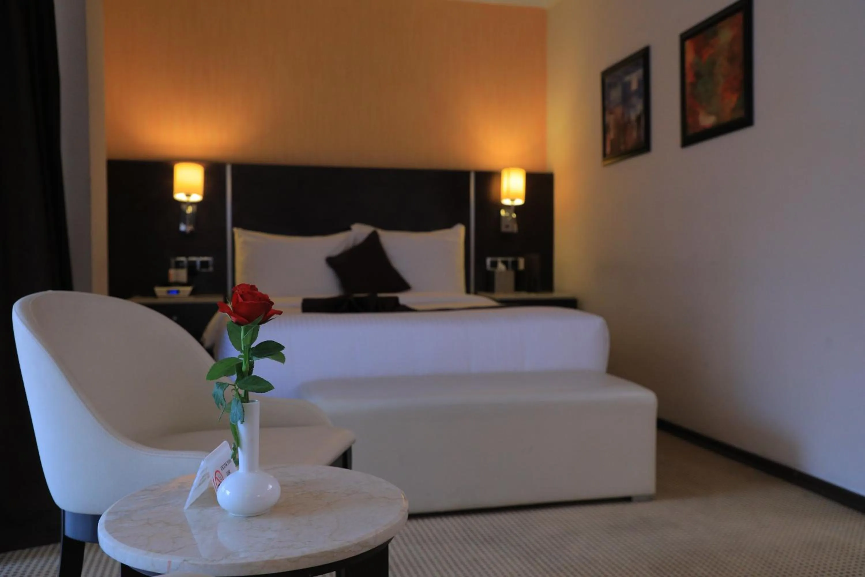 Bed in Cassiopeia Hotel