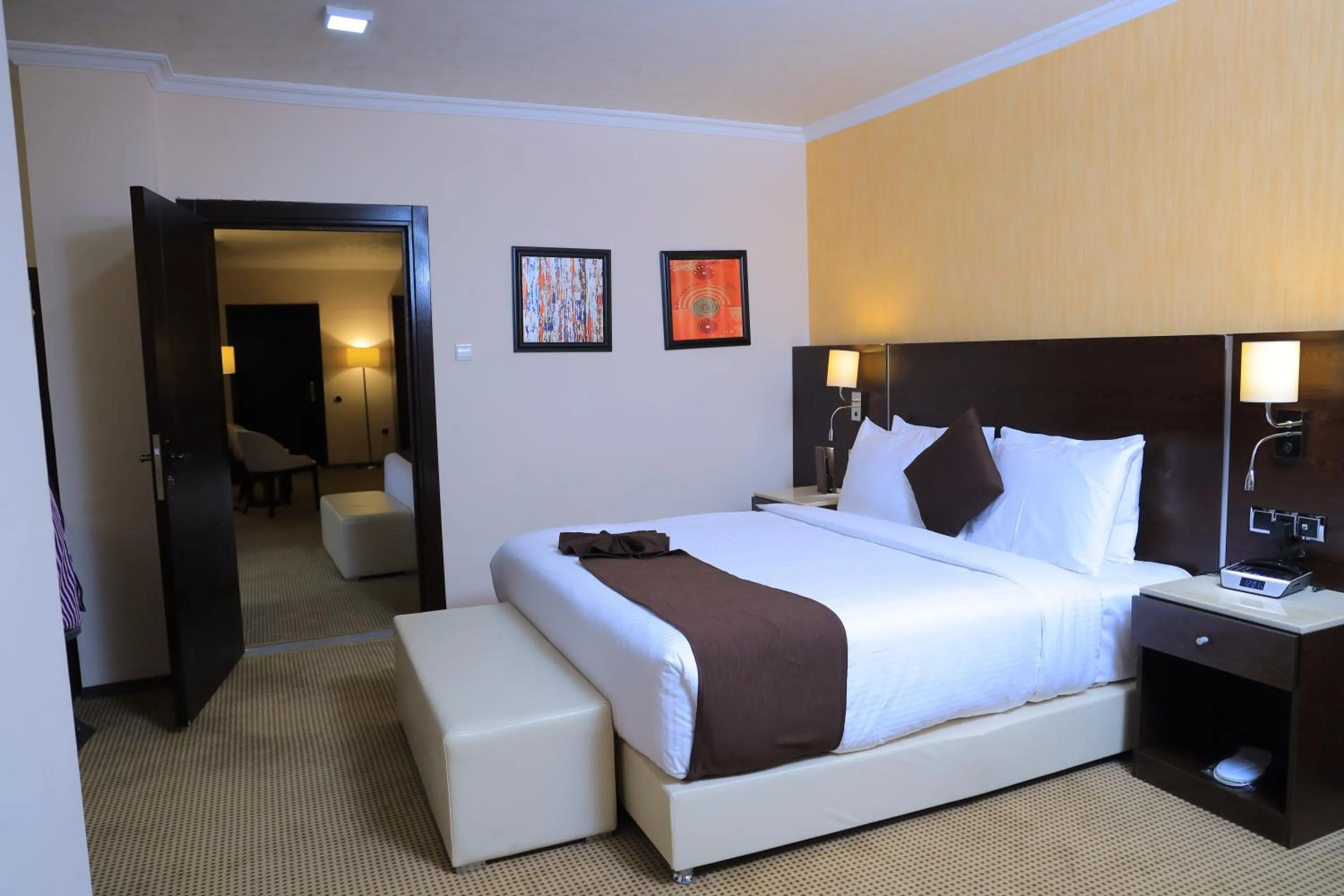 Bed in Cassiopeia Hotel