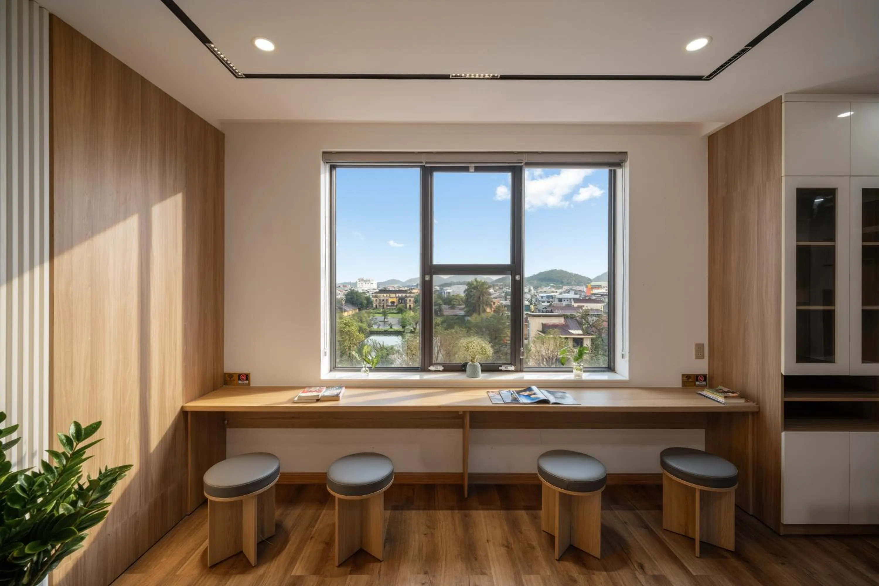Dining area in KLY Hotel