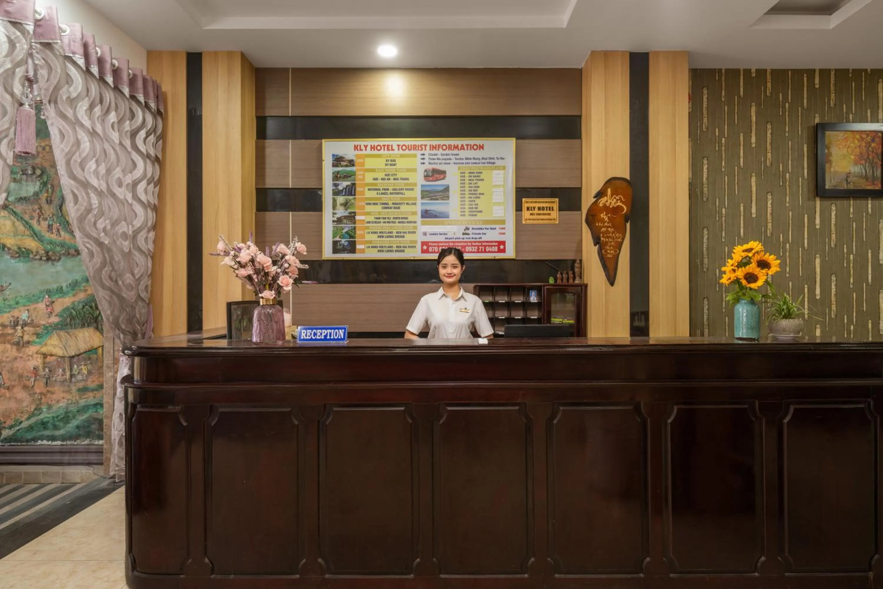 Lobby or reception in KLY Hotel