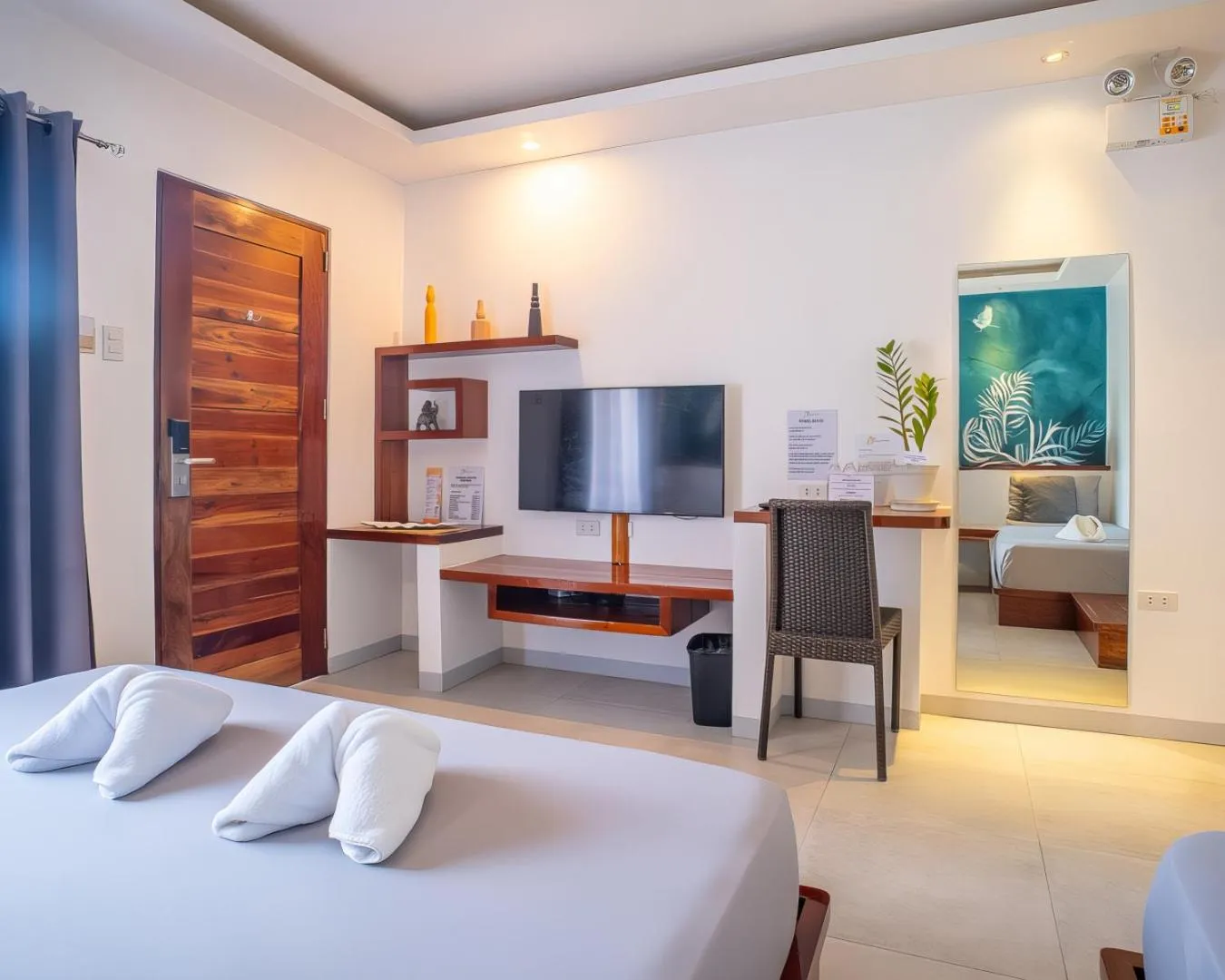 Bed in Yellow Mango Resort Bohol