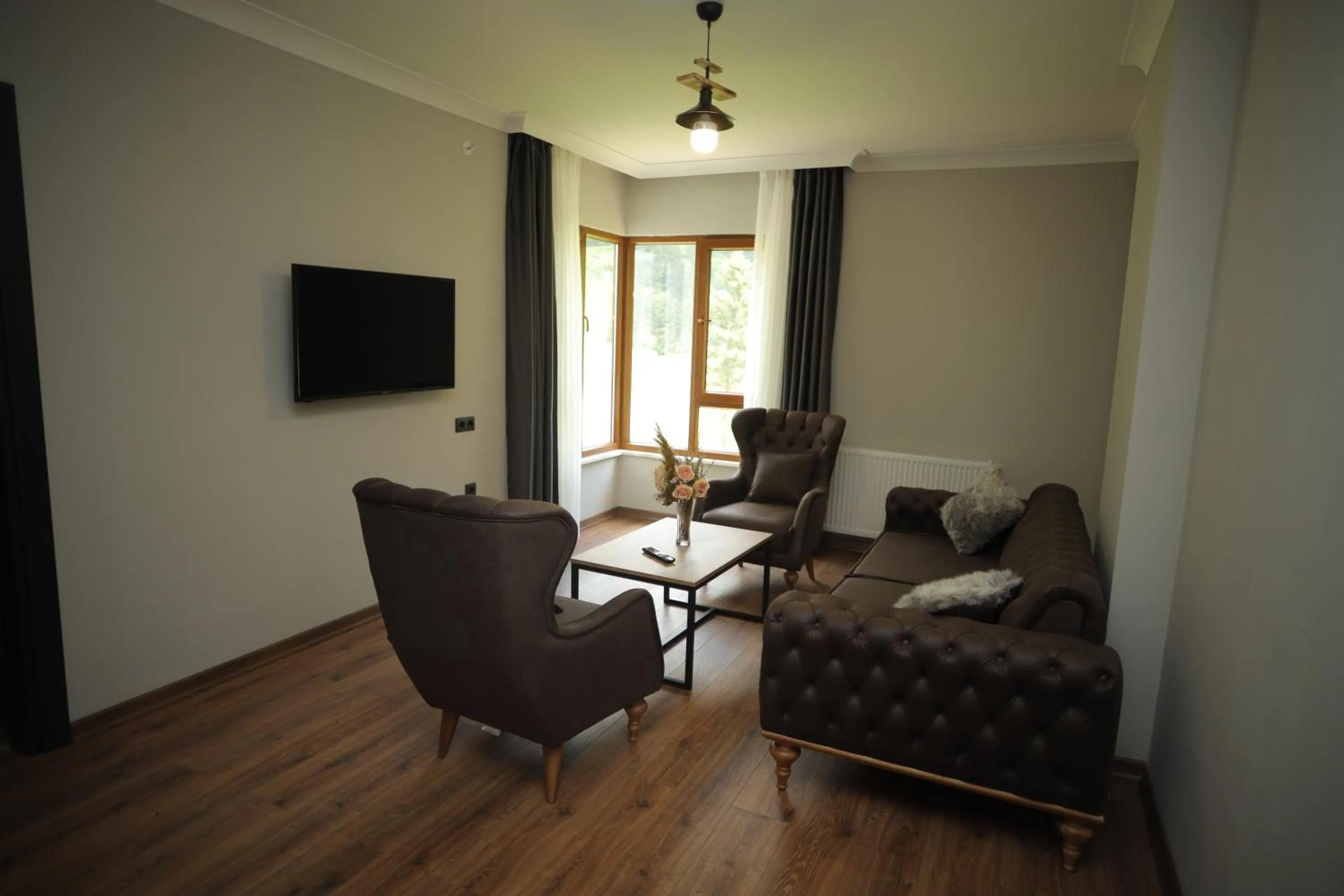 Communal lounge/ TV room in PAZARCIK MOUNTAIN HOTEL