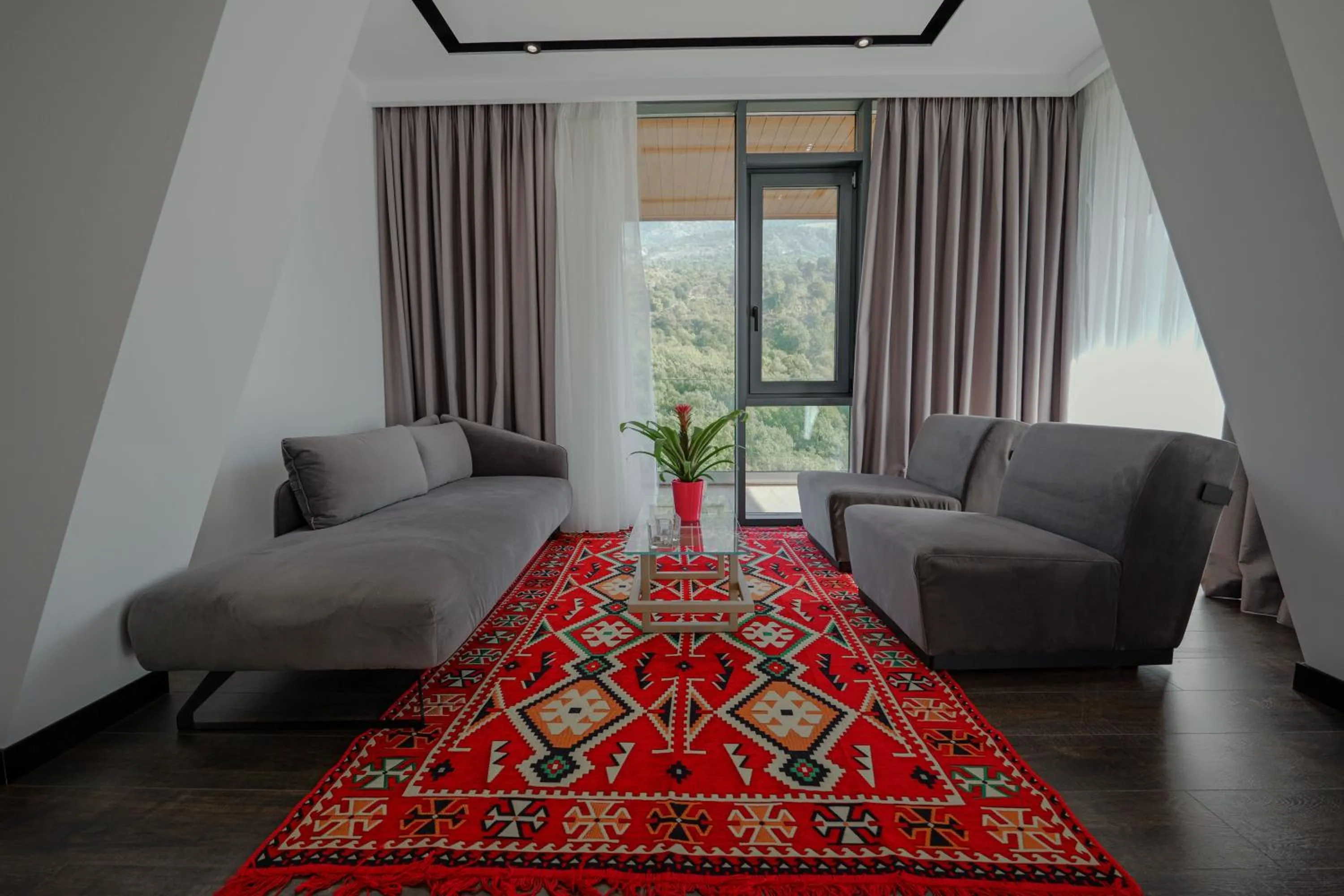 Living room in Hotel Uji Ftohte Tepelene