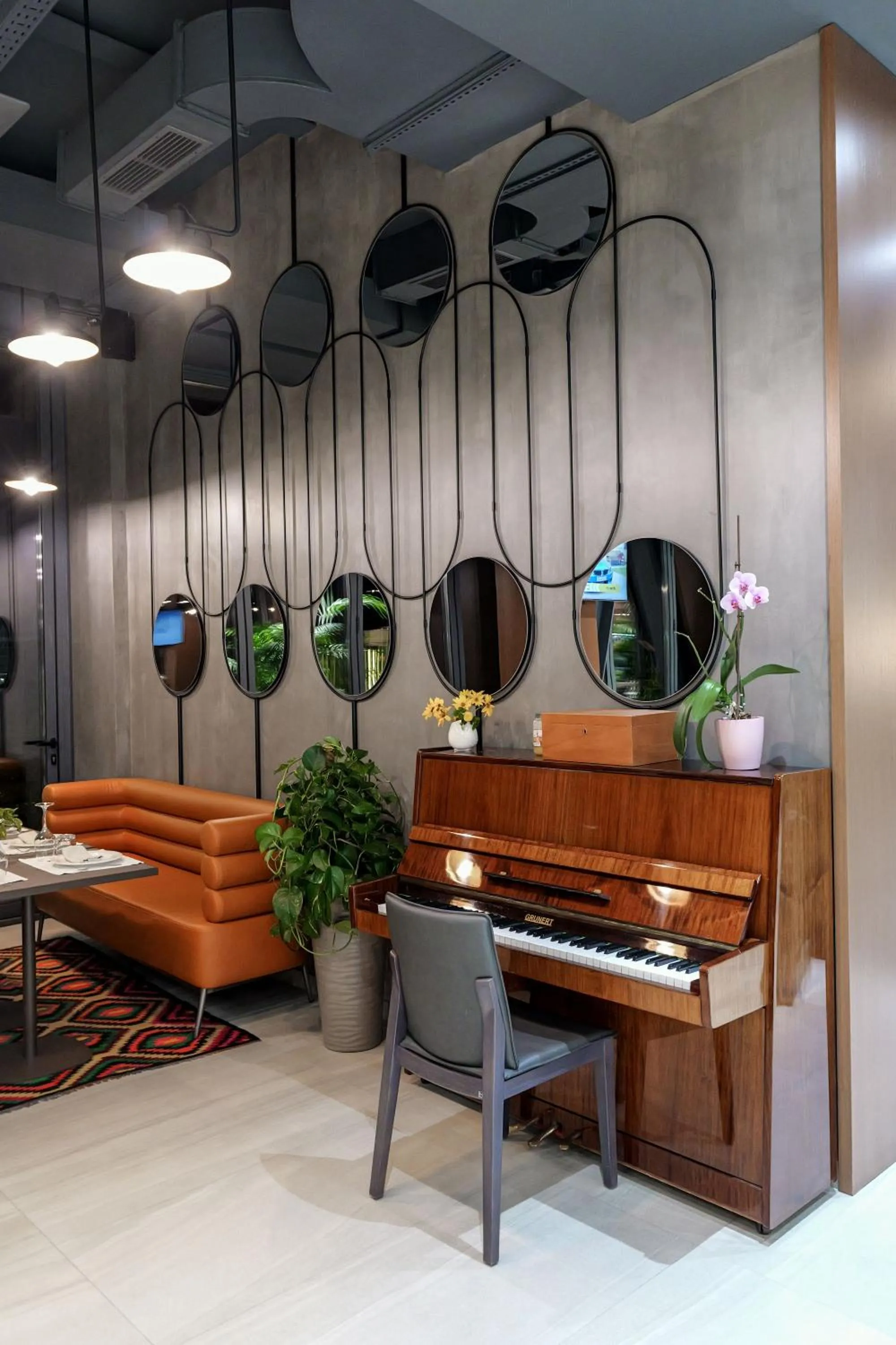 Living room in Hotel Uji Ftohte Tepelene