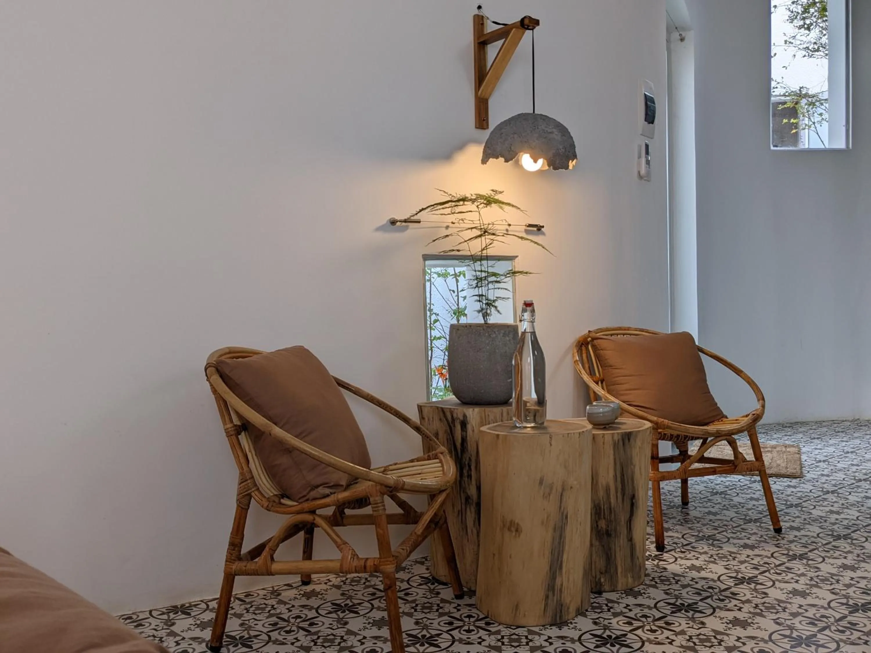 Seating area in Metta Homestay Hue