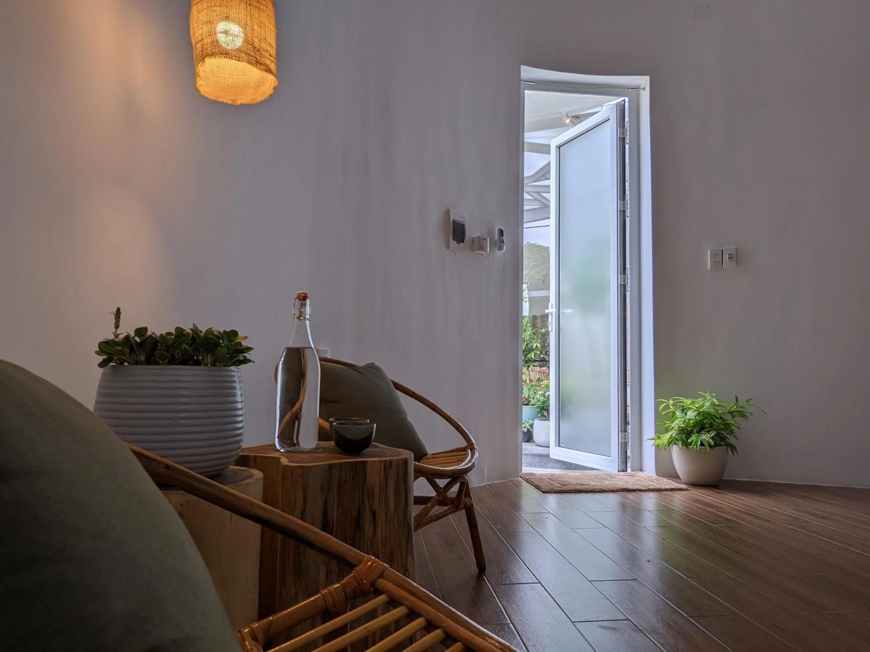 Seating area in Metta Homestay Hue