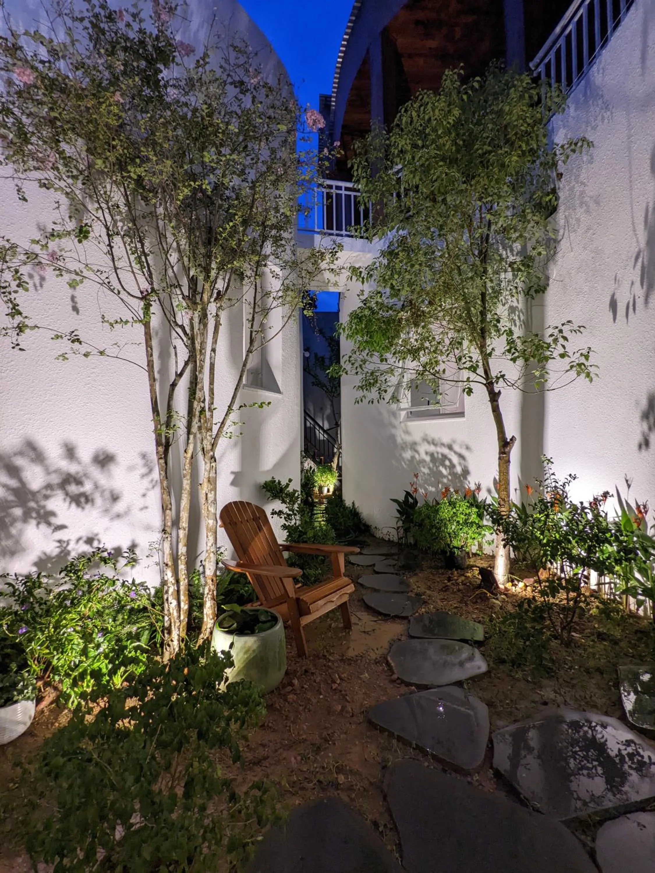 Patio in Metta Homestay Hue