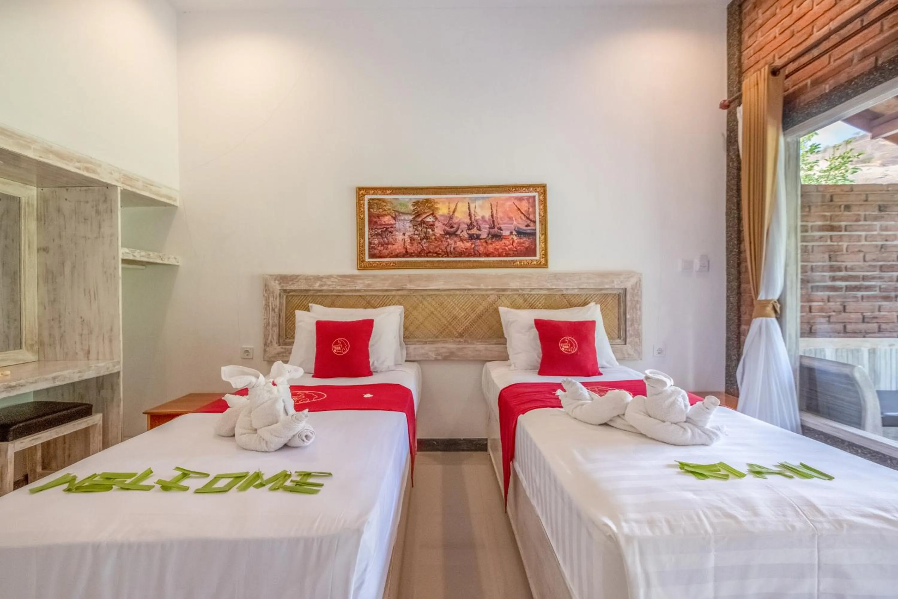 Bathroom, Bed in Taman Bidadari Eco Wellness