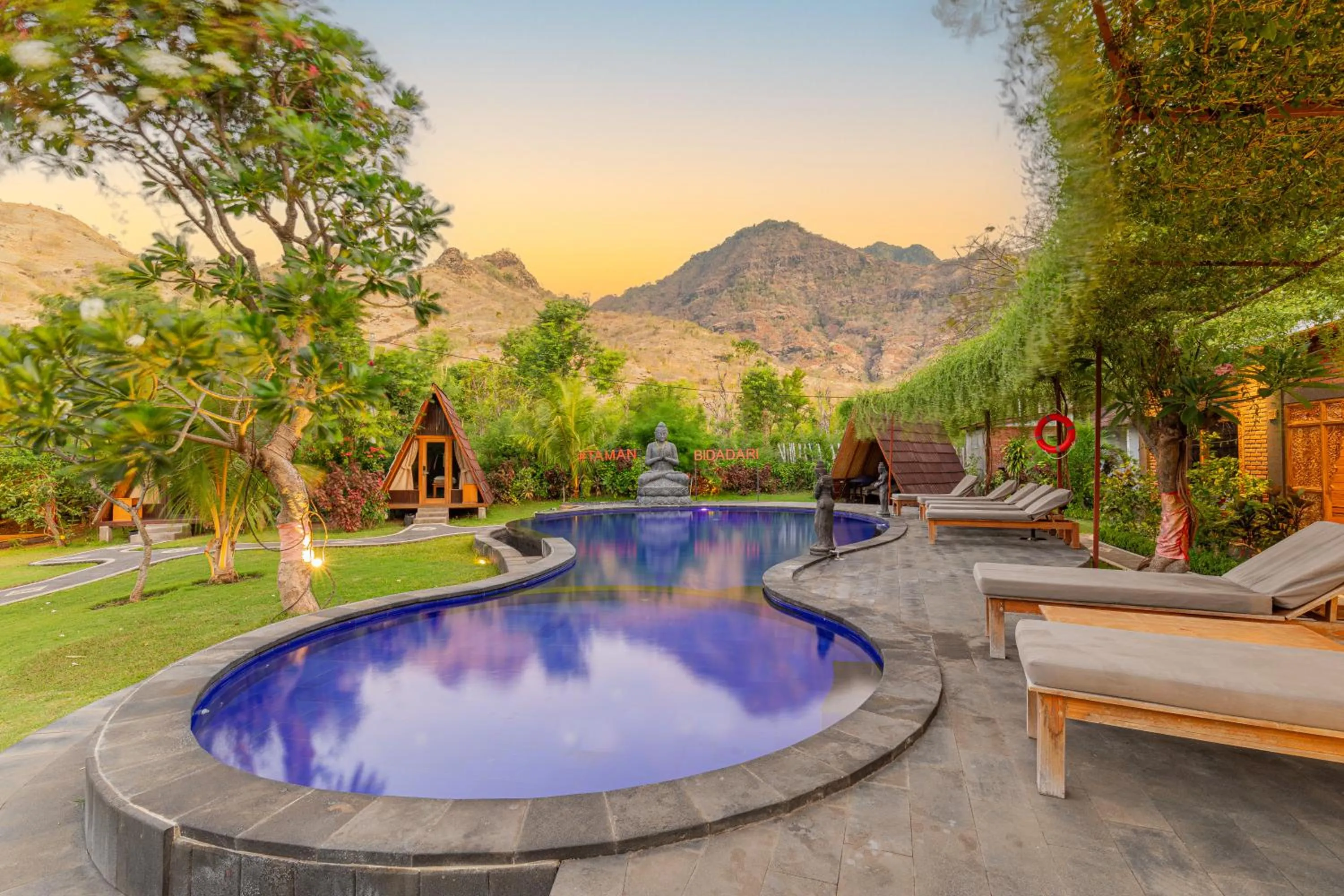 Swimming pool in Taman Bidadari Eco Wellness