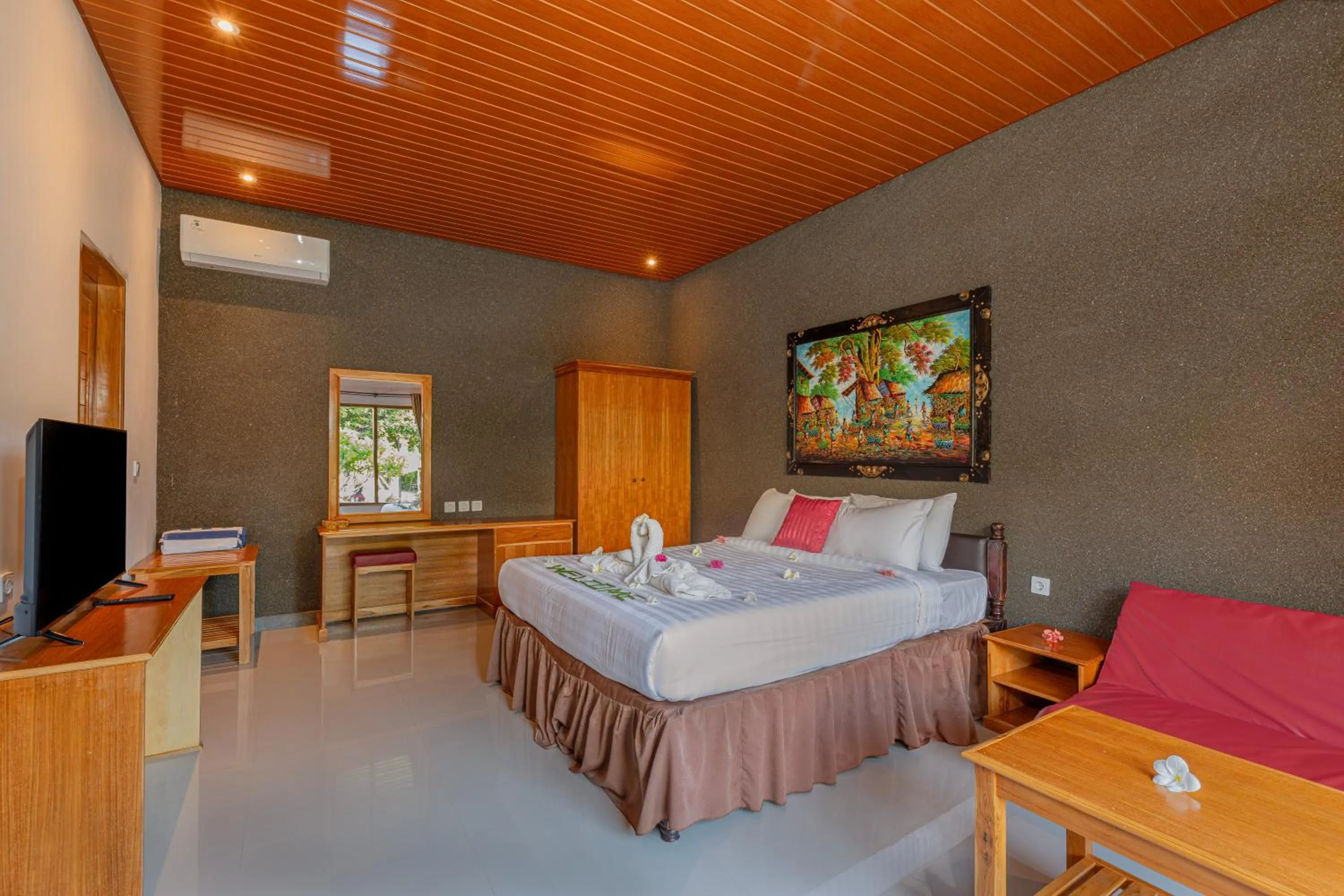 Bedroom, Bed in Taman Bidadari Eco Wellness
