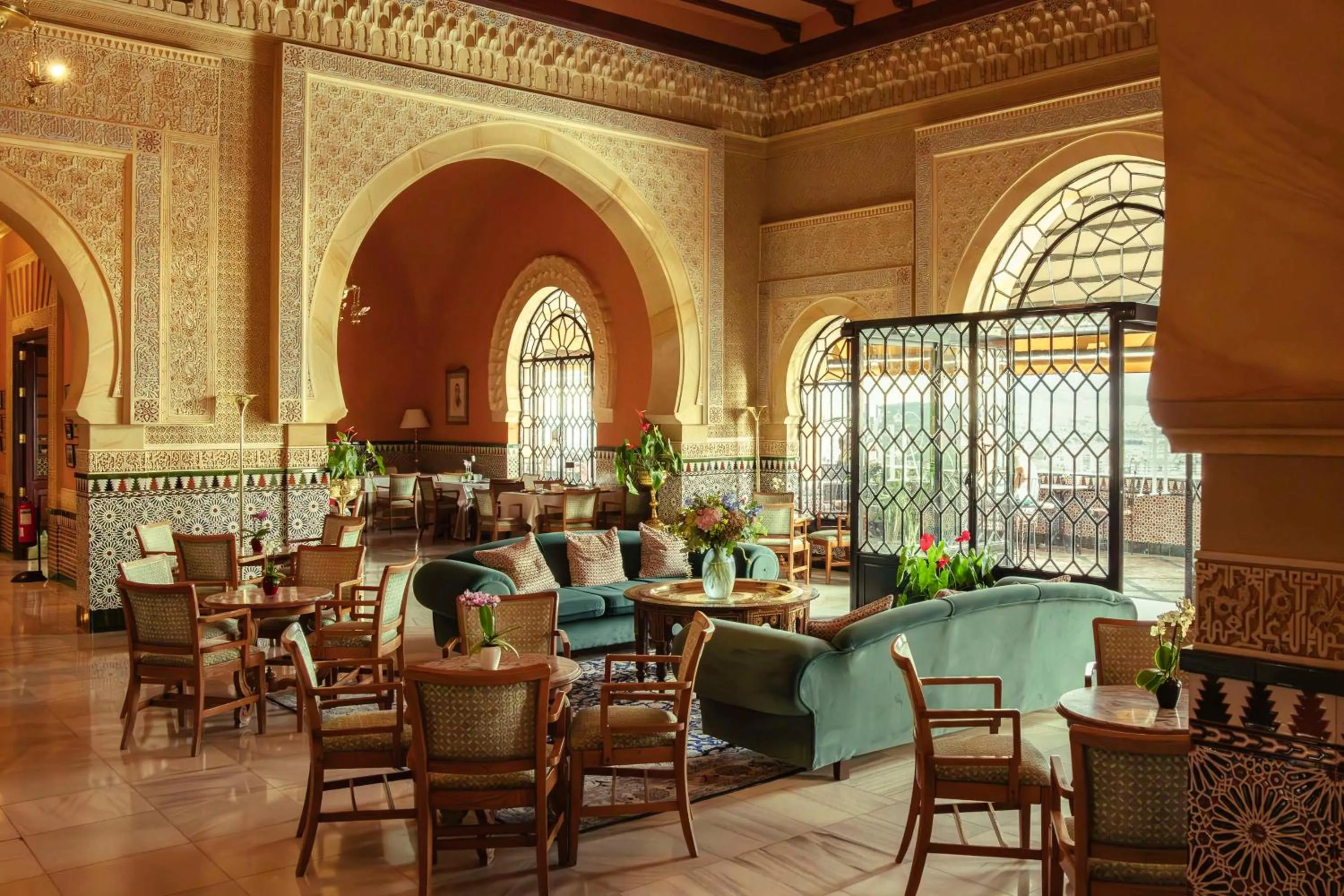 Lobby or reception in Alhambra Palace Hotel
