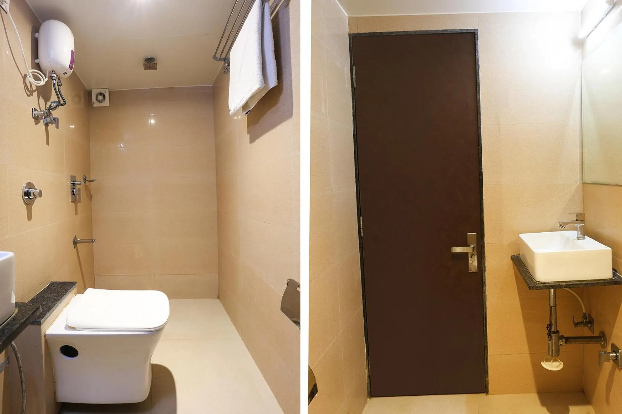 Bathroom in Via West inn - Nr Mumbai International Airport