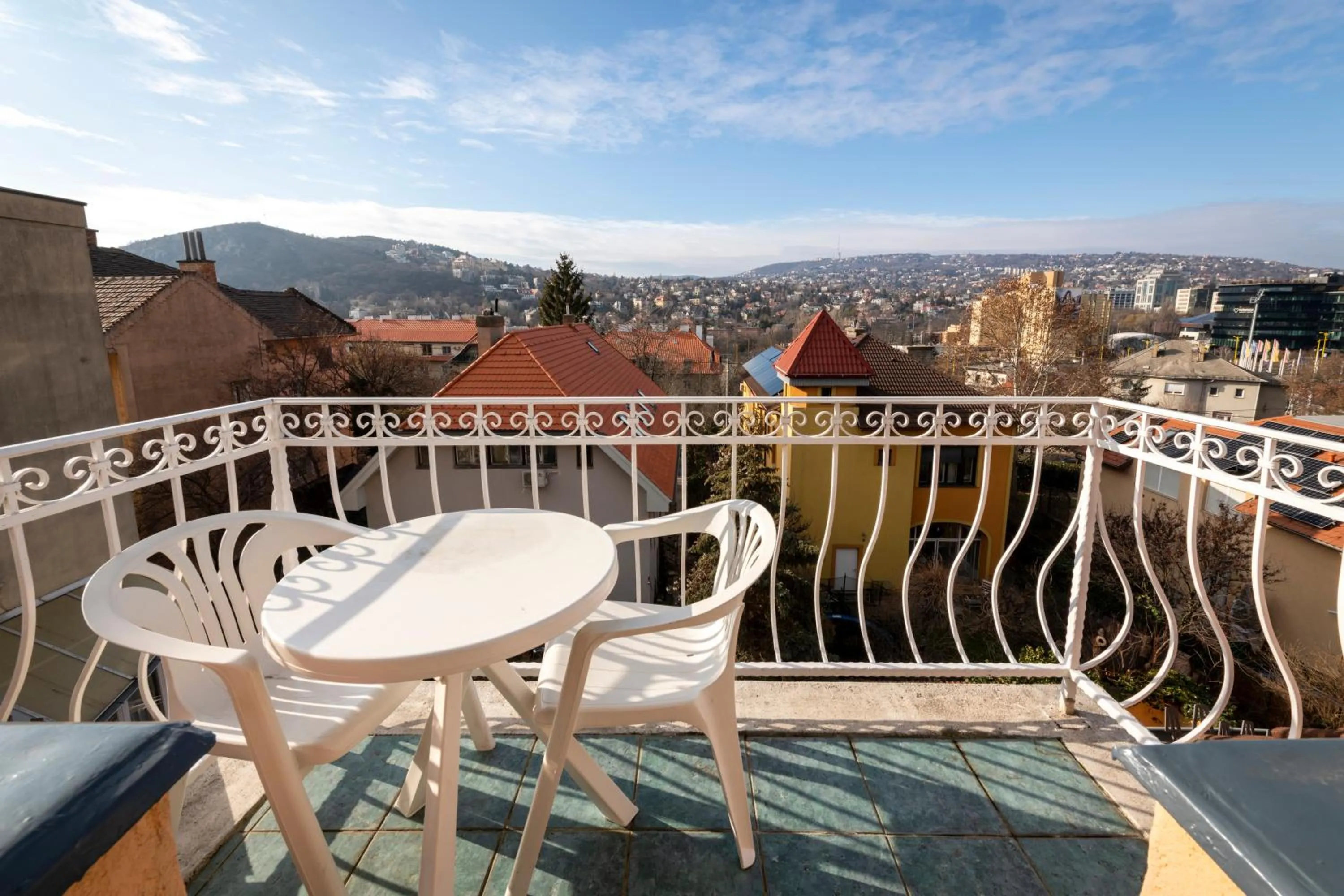 Balcony/Terrace in Hotel Kristal Gellért Hill