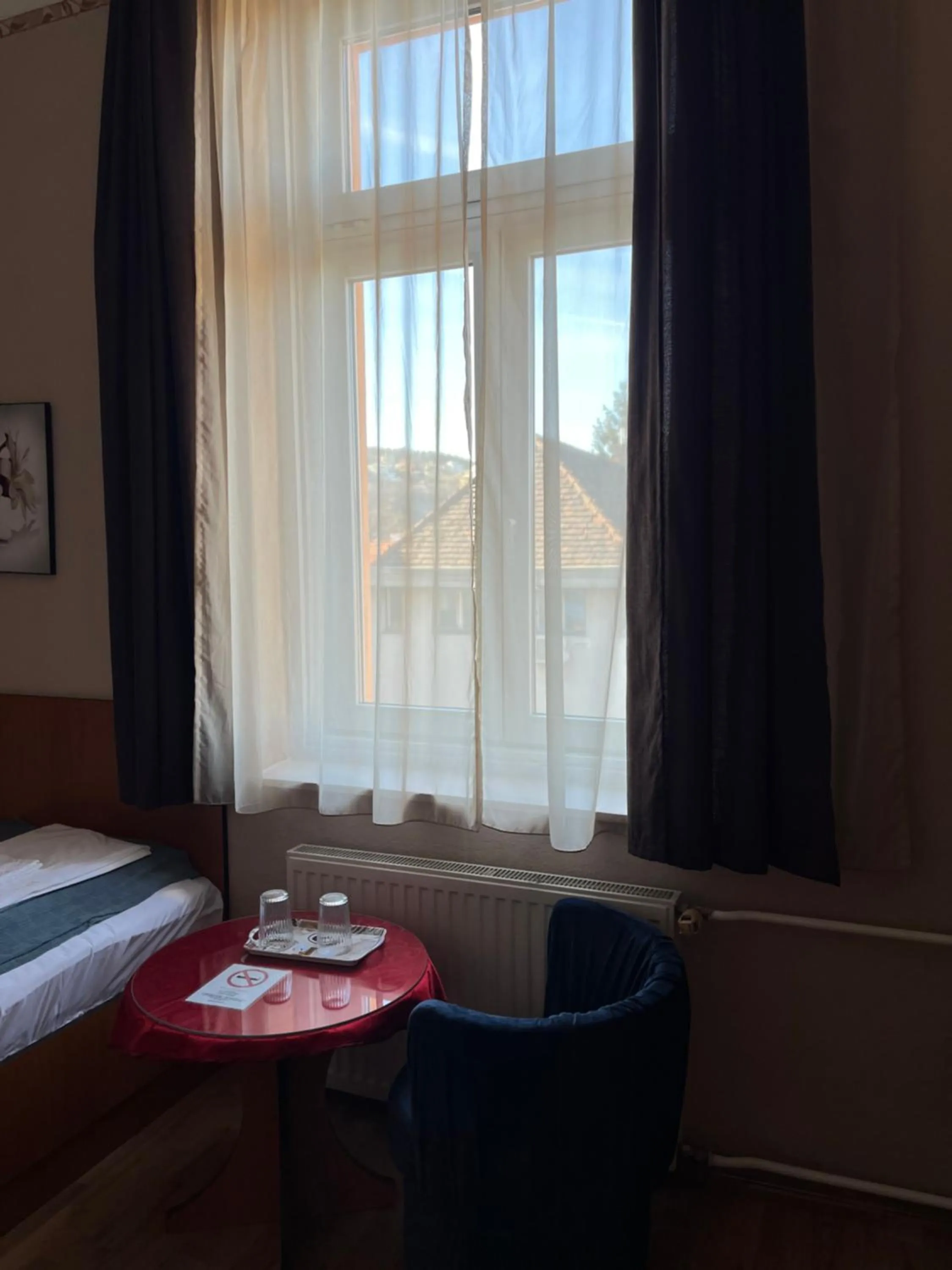 Standard Twin Room with Garden View in Hotel Kristal Gellért Hill