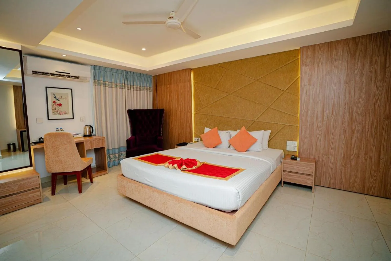 Photo of the whole room, Bed in Royal Raj Hotel