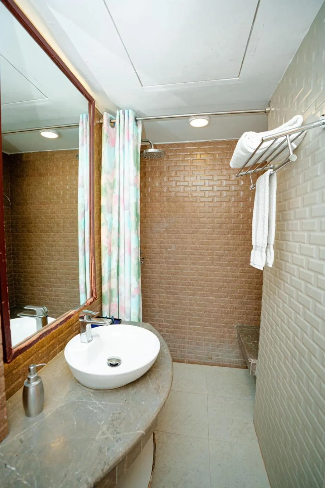 Shower in Royal Raj Hotel