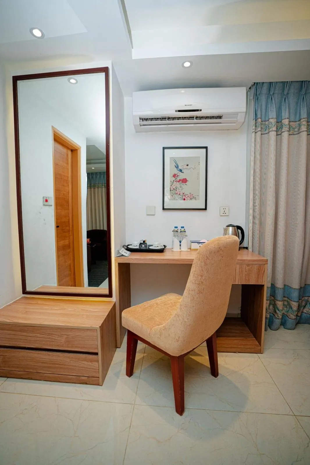 Seating area in Royal Raj Hotel