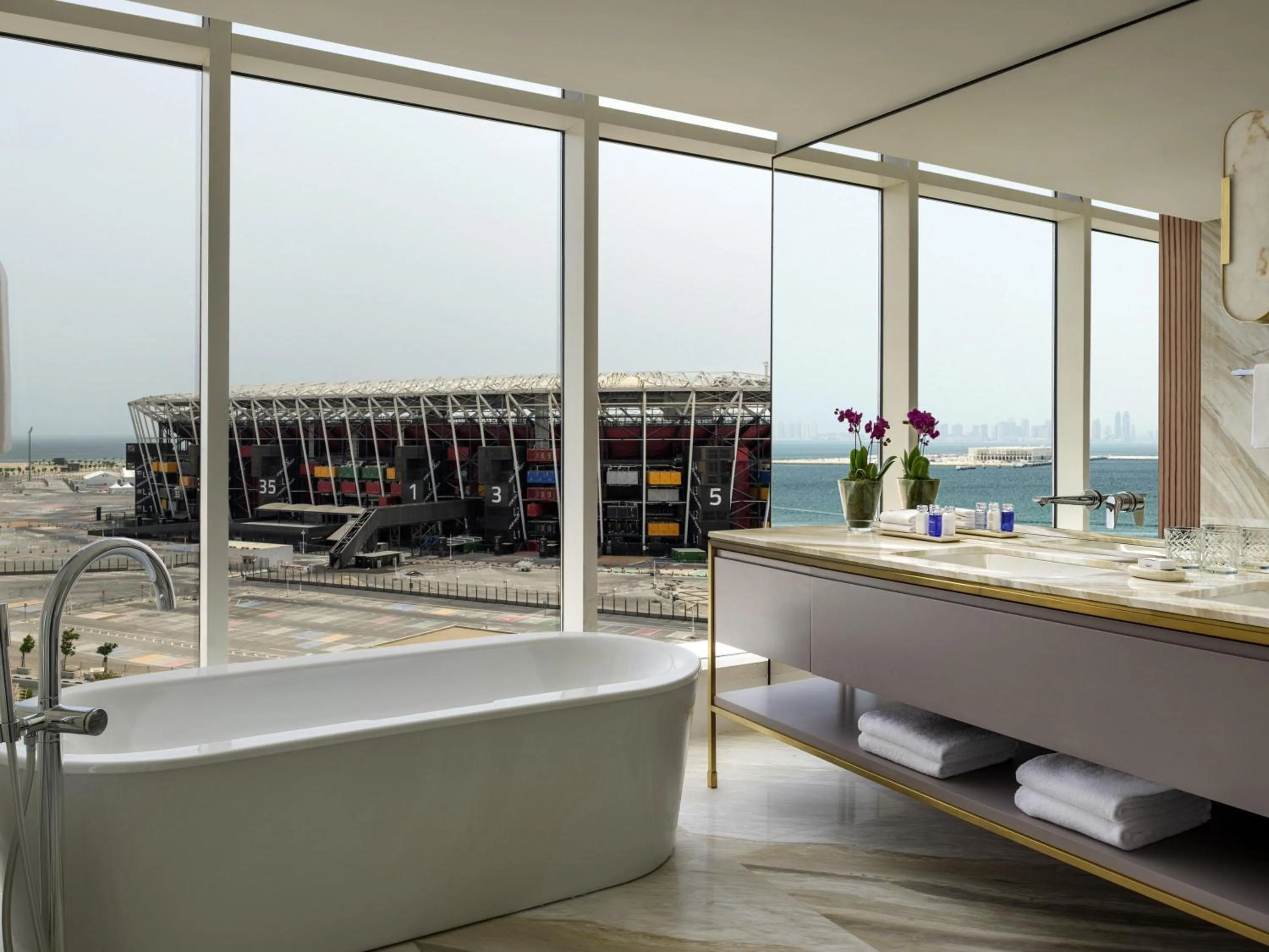 Bedroom in Rixos Gulf Hotel Doha