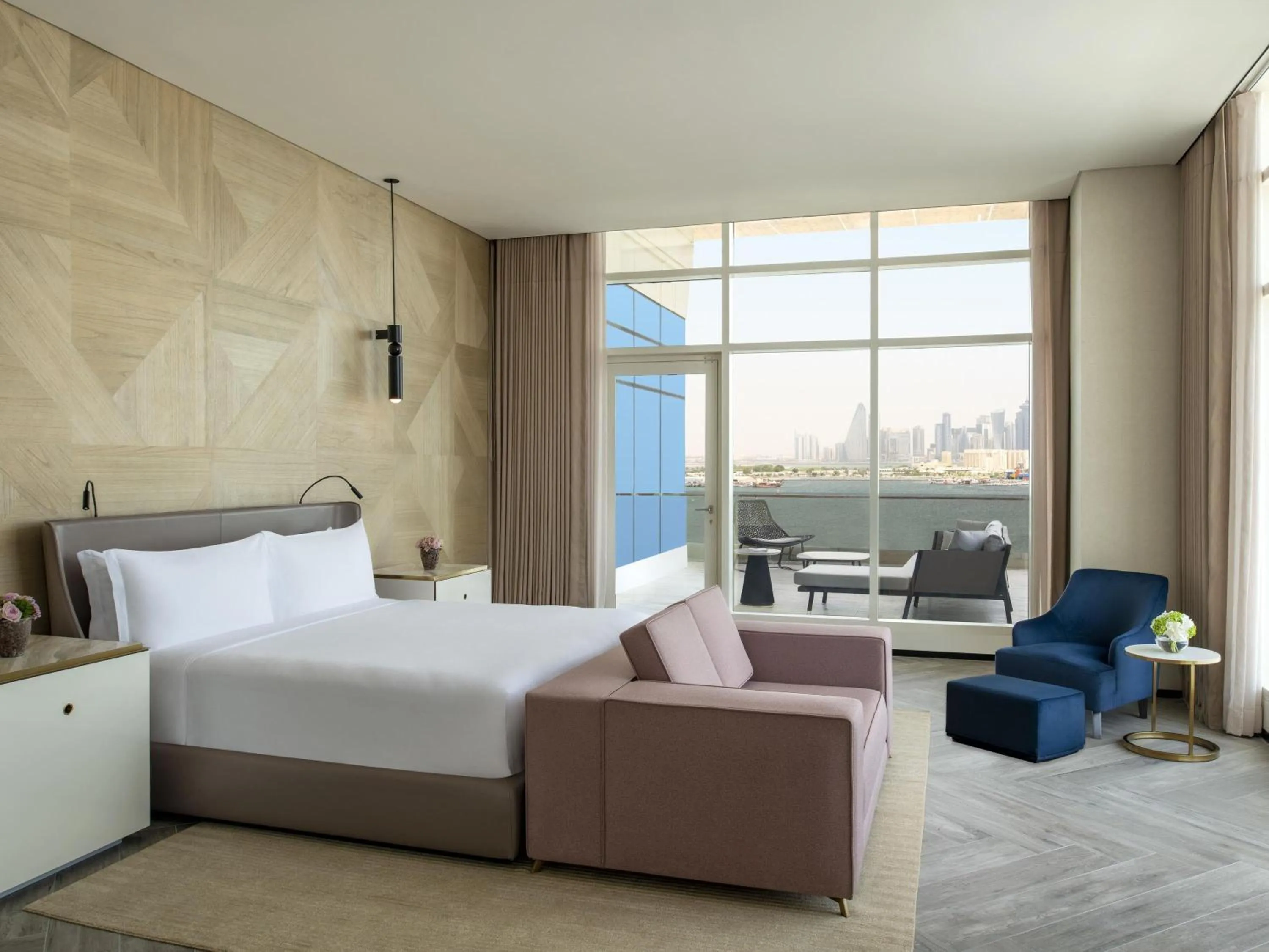 Bedroom, Bed in Rixos Gulf Hotel Doha