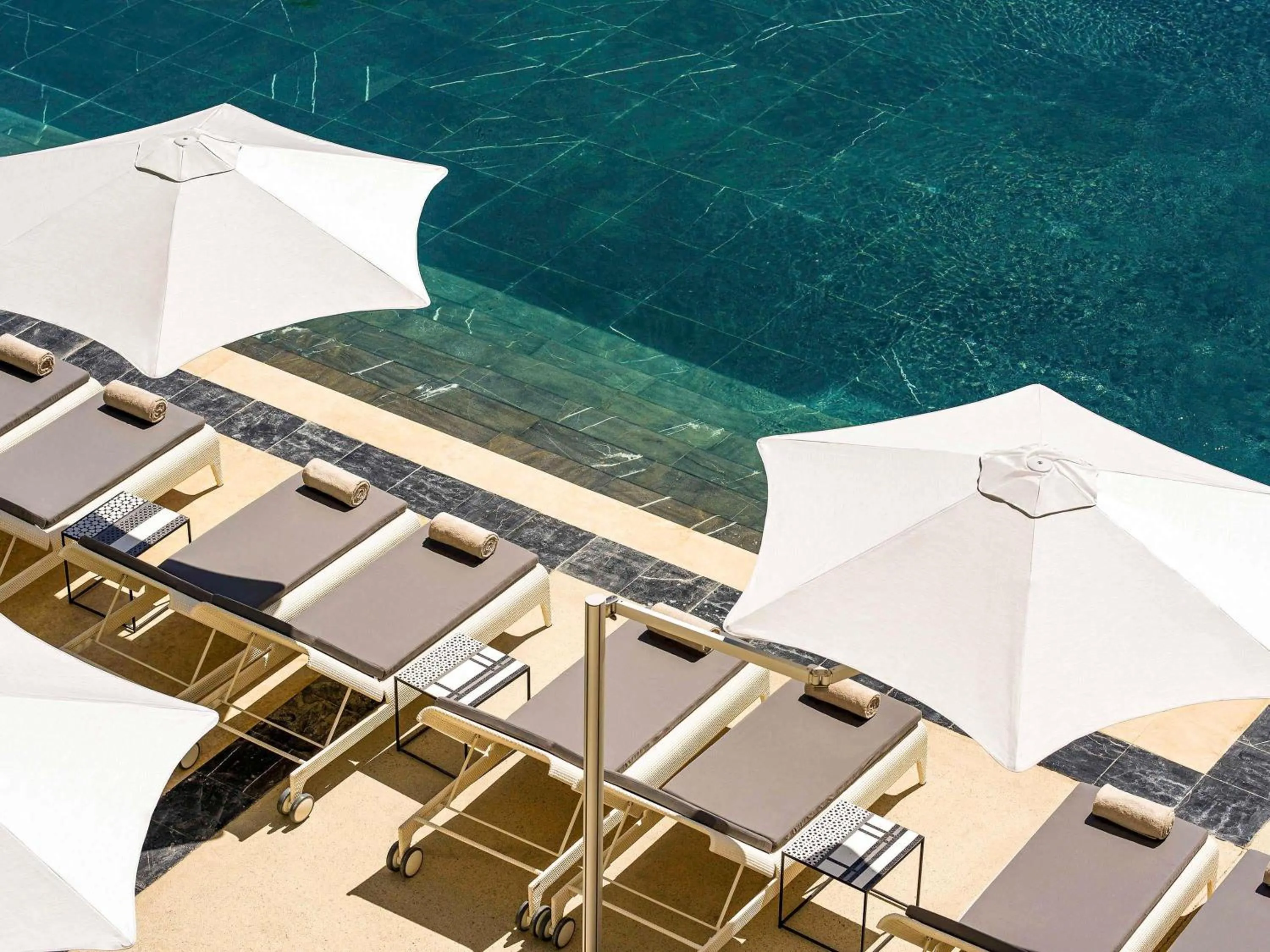 Pool view in Fairmont Tazi Palace Tangier