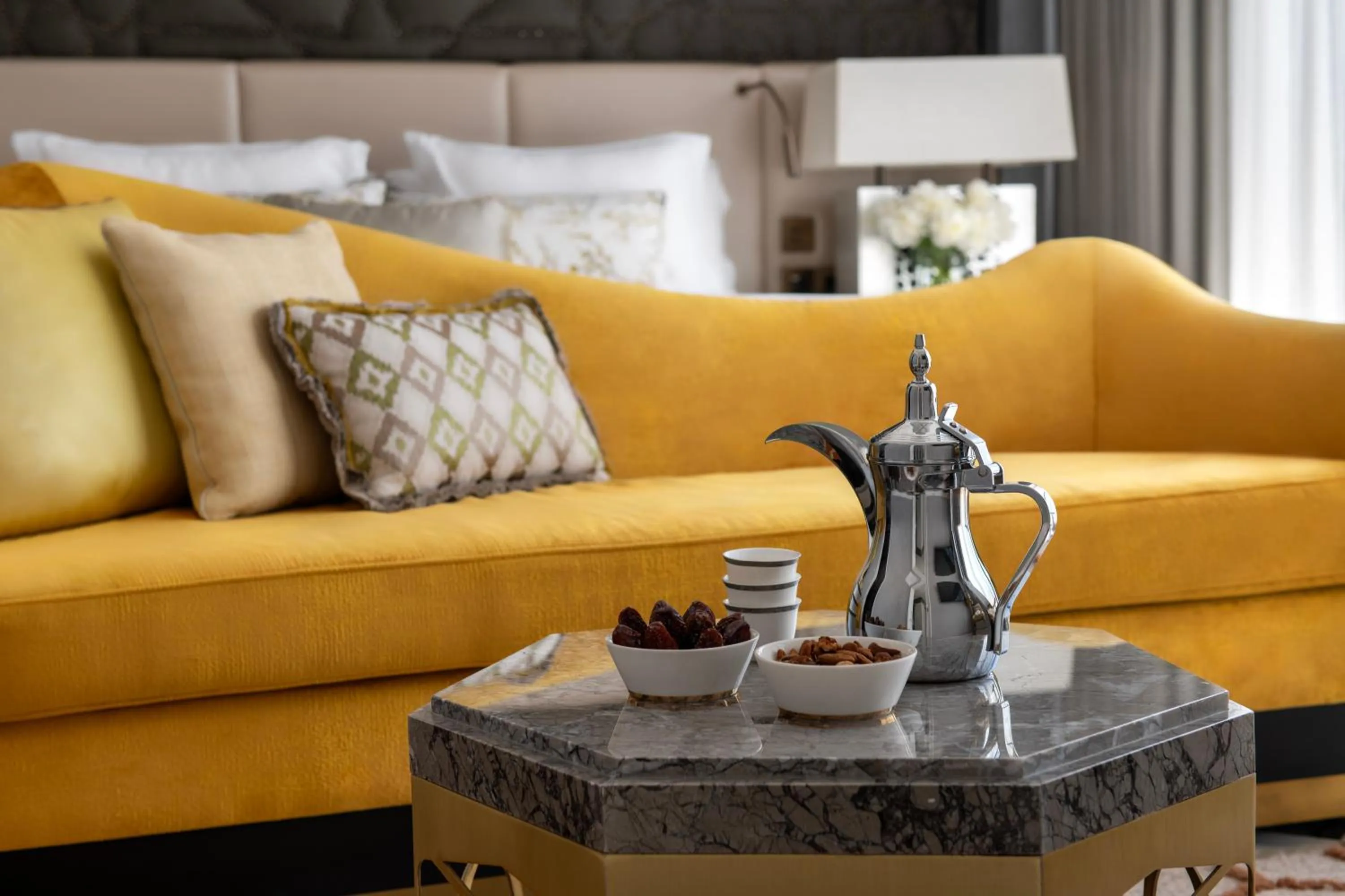 Seating area in Fairmont Tazi Palace Tangier