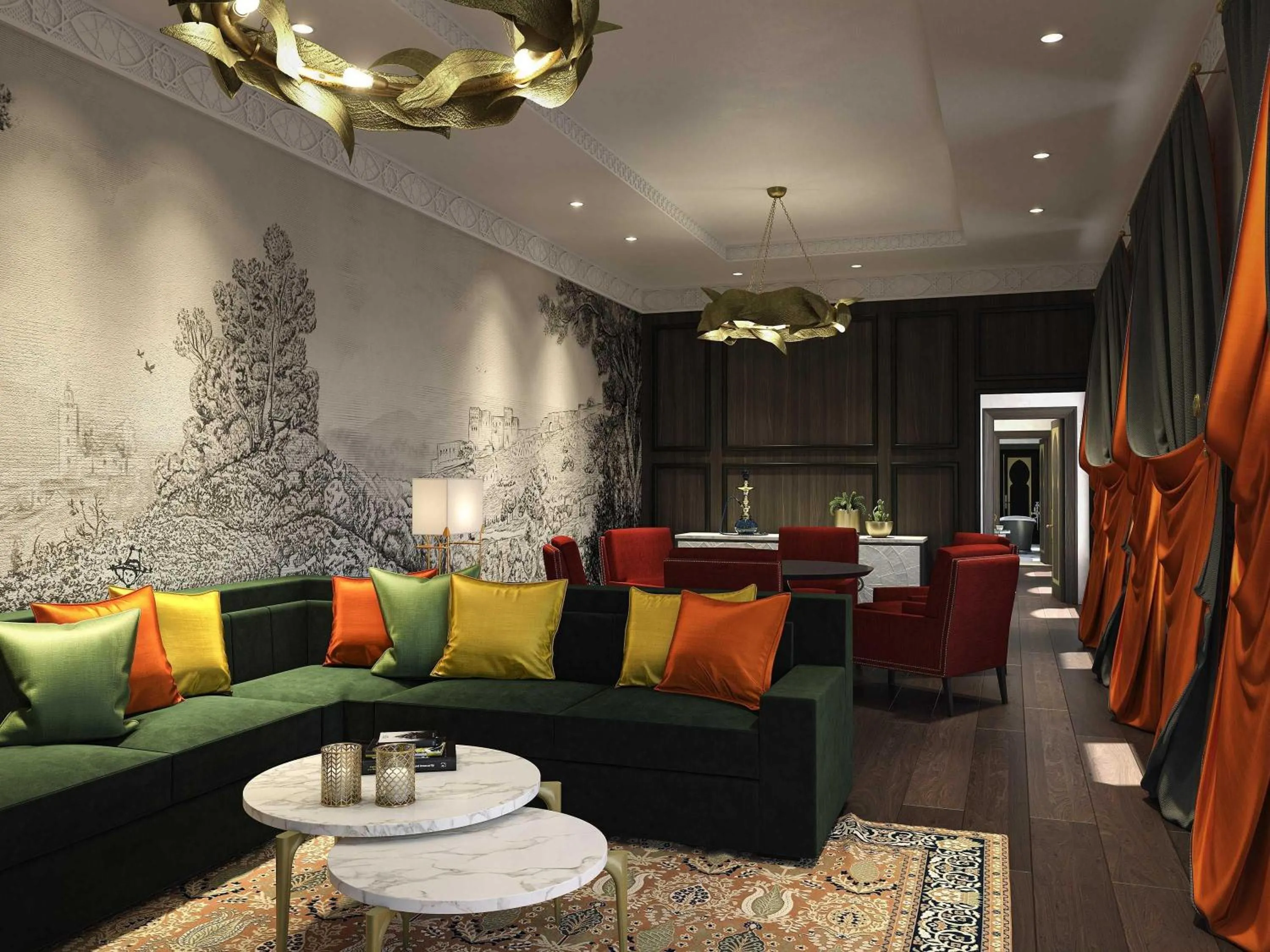 Photo of the whole room in Fairmont Tazi Palace Tangier