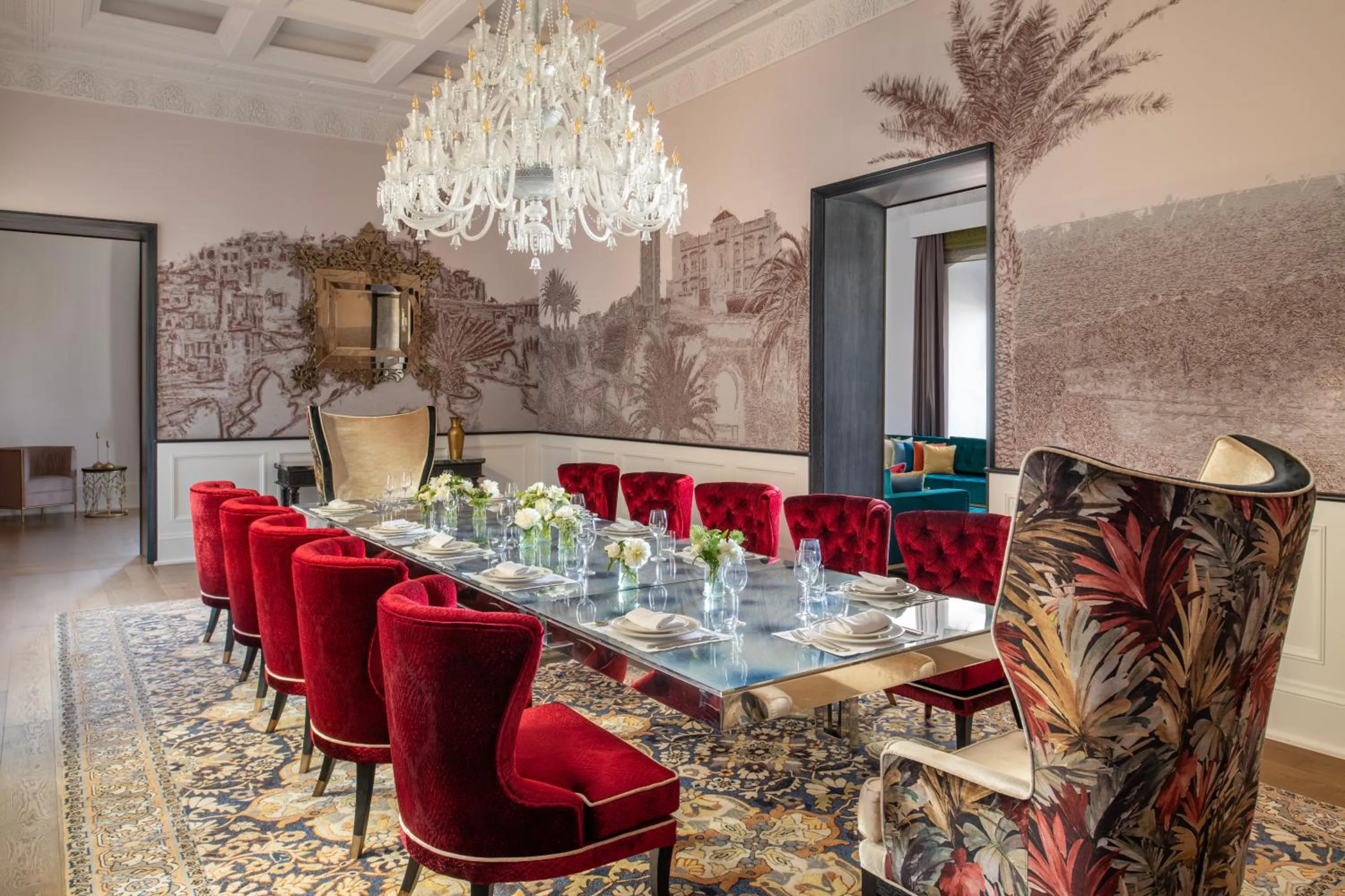 Dining area in Fairmont Tazi Palace Tangier