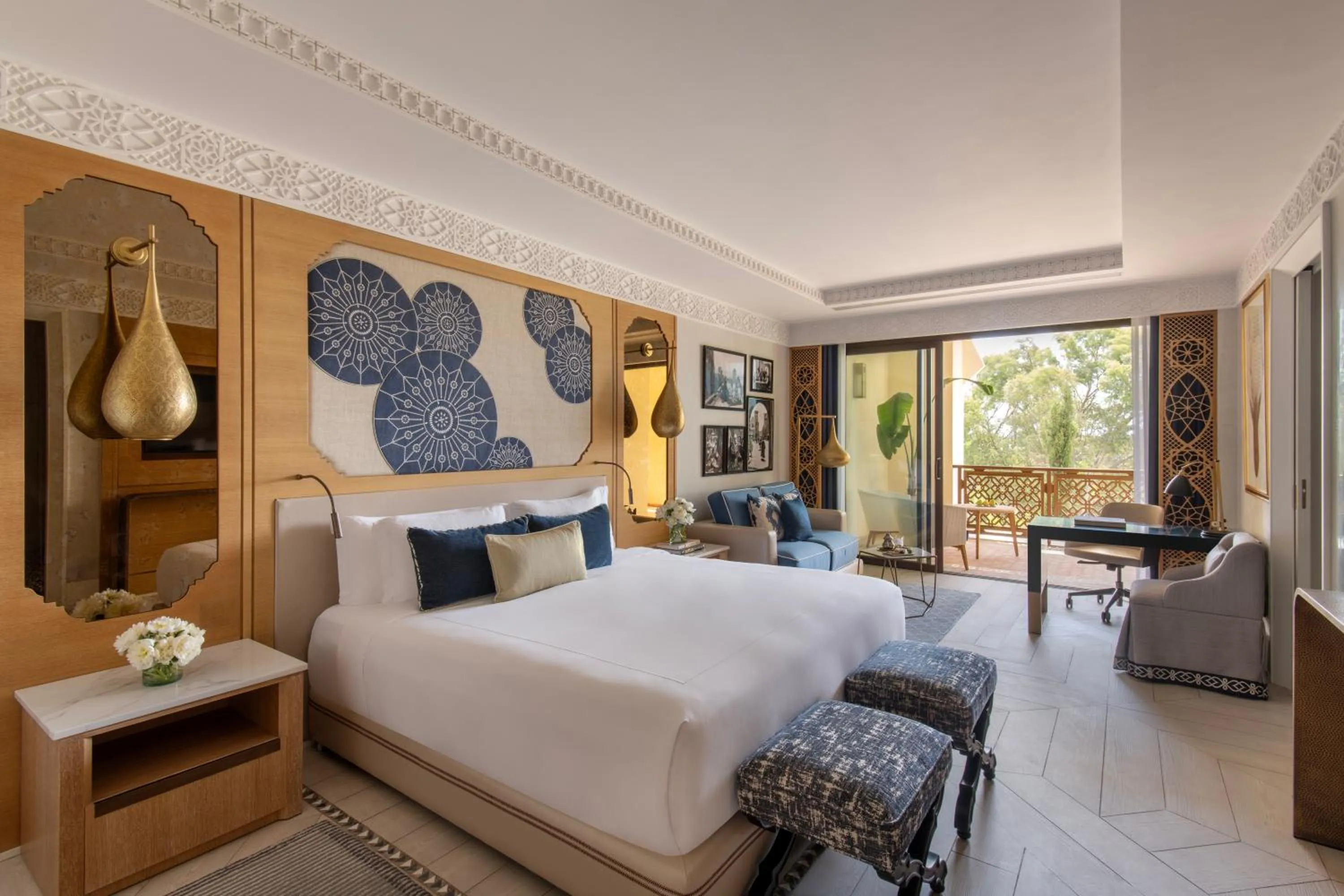 Bed in Fairmont Tazi Palace Tangier