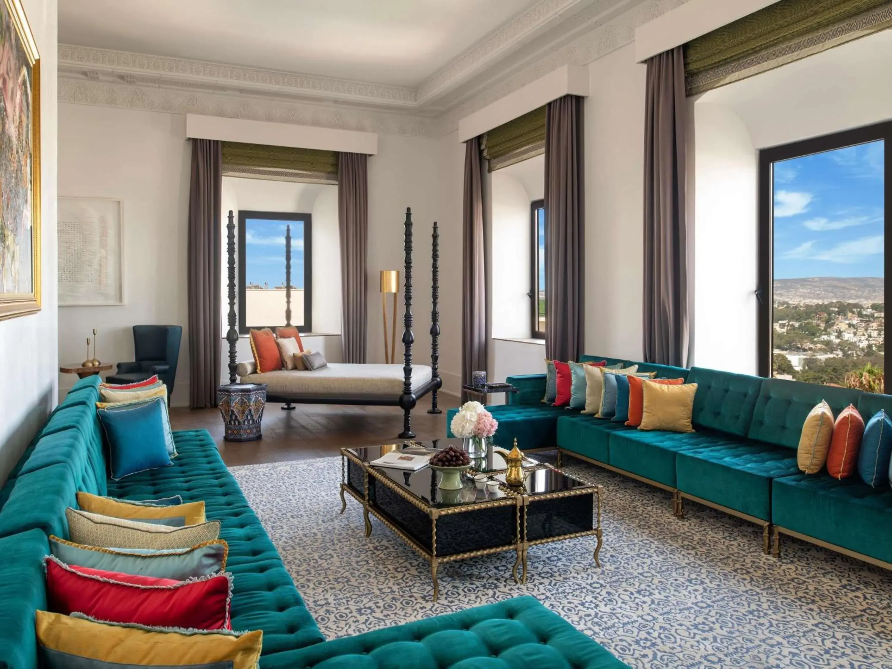 Two-Bedroom Suite with One King and Twin Beds - single occupancy in Fairmont Tazi Palace Tangier Two-Bedroom Suite with One King and Twin Beds - single occupancy in Fairmont Tazi Palace Tangier