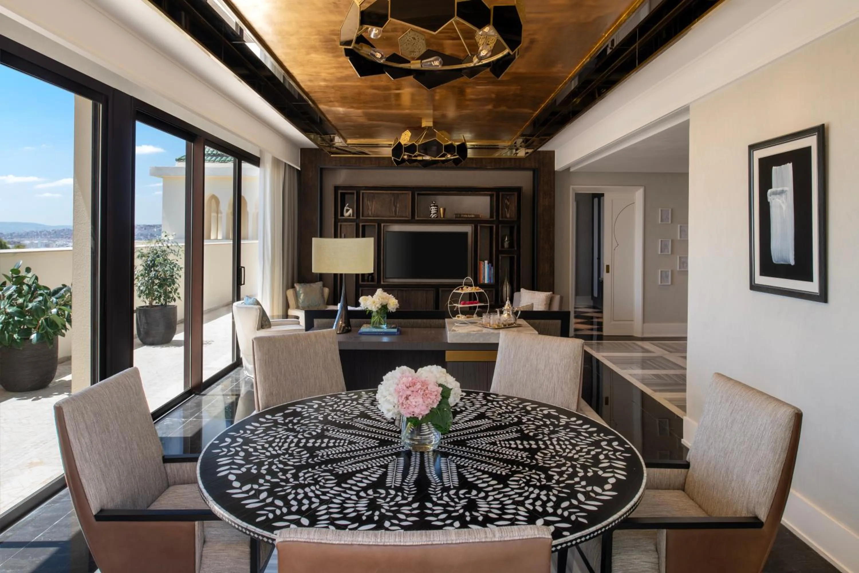 Living room in Fairmont Tazi Palace Tangier