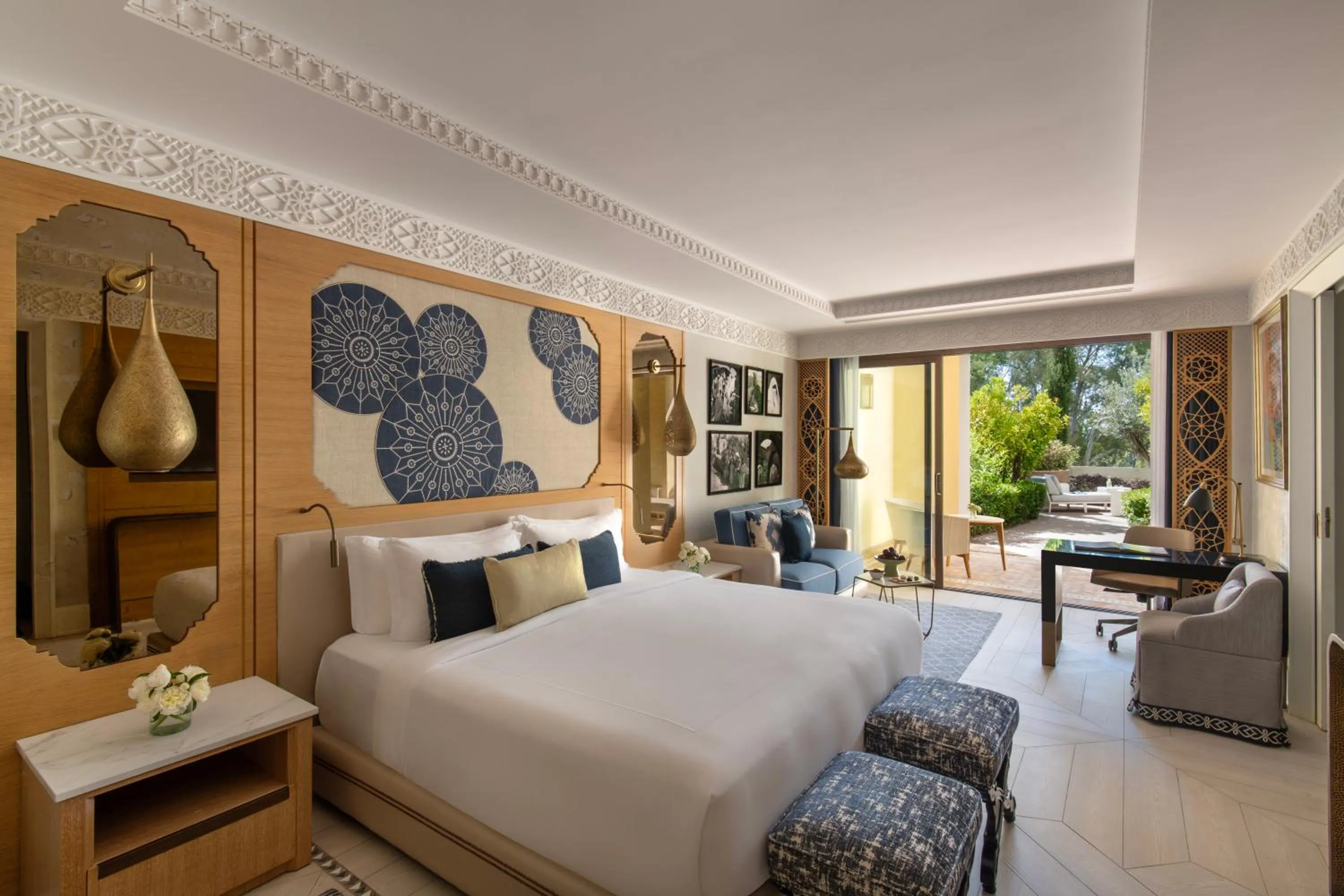 Bed in Fairmont Tazi Palace Tangier