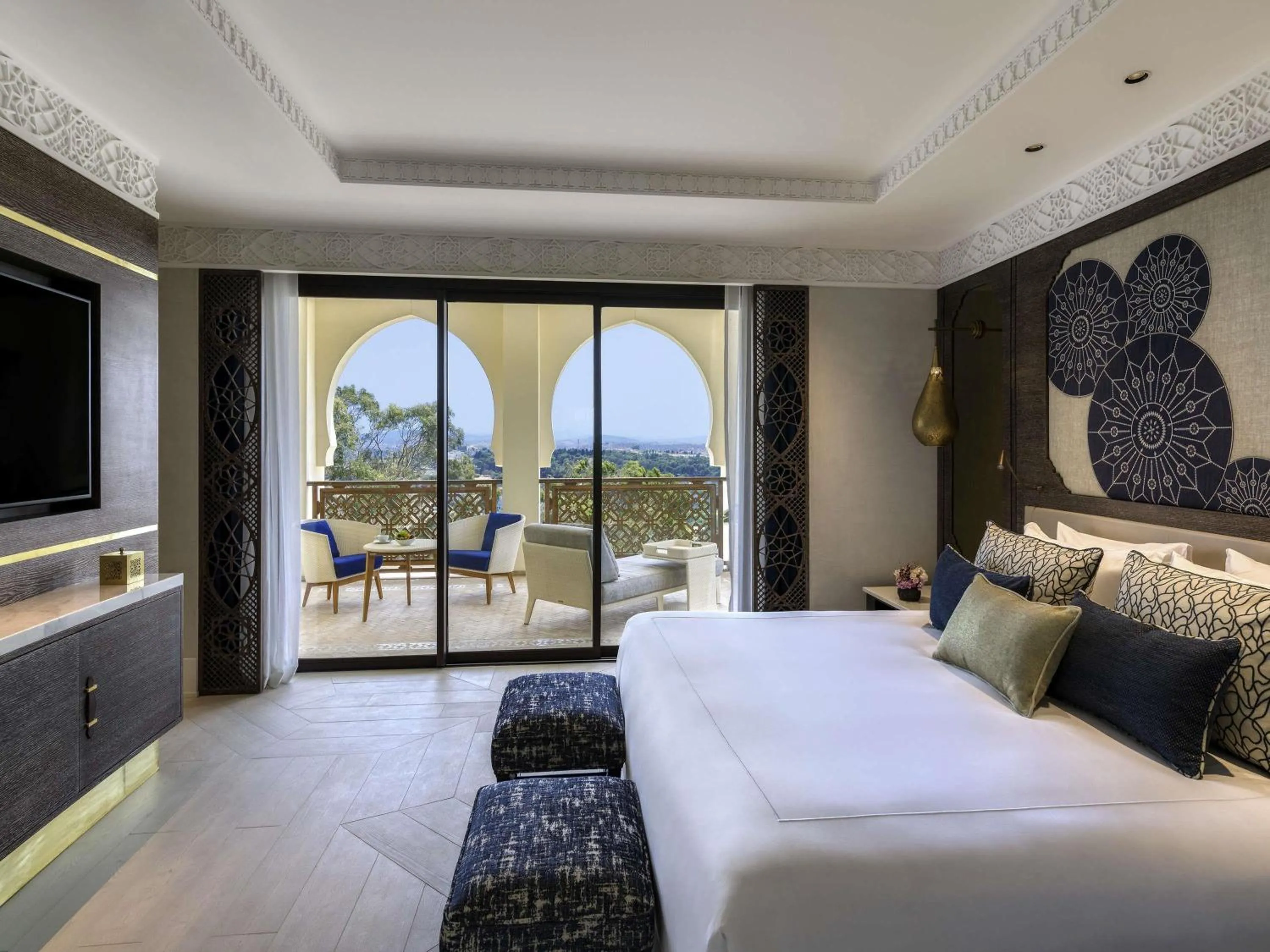 Bedroom, Bed in Fairmont Tazi Palace Tangier