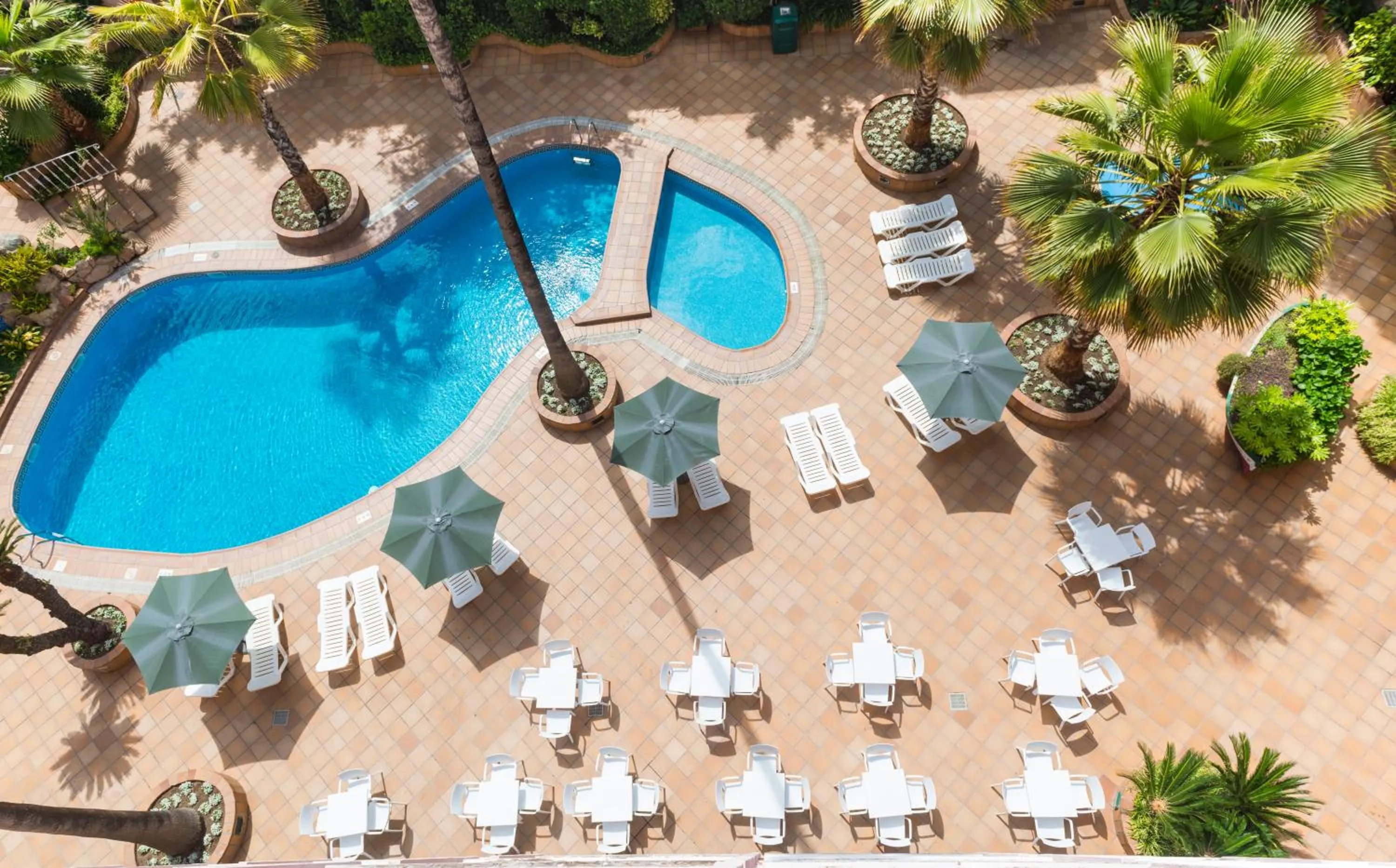 Pool view in Hotel Guitart Rosa - Adults Only