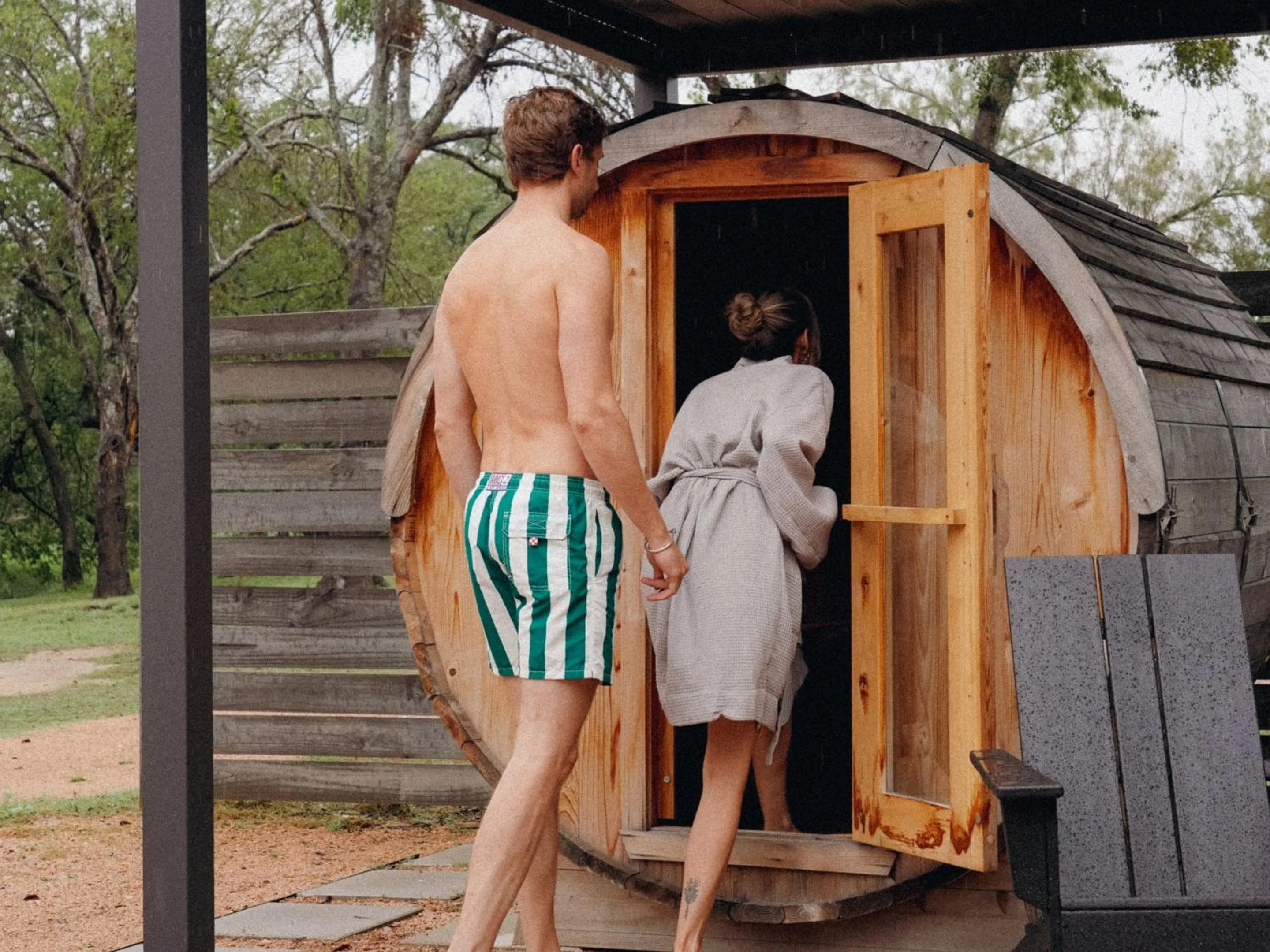 Sauna in Camp Comfort