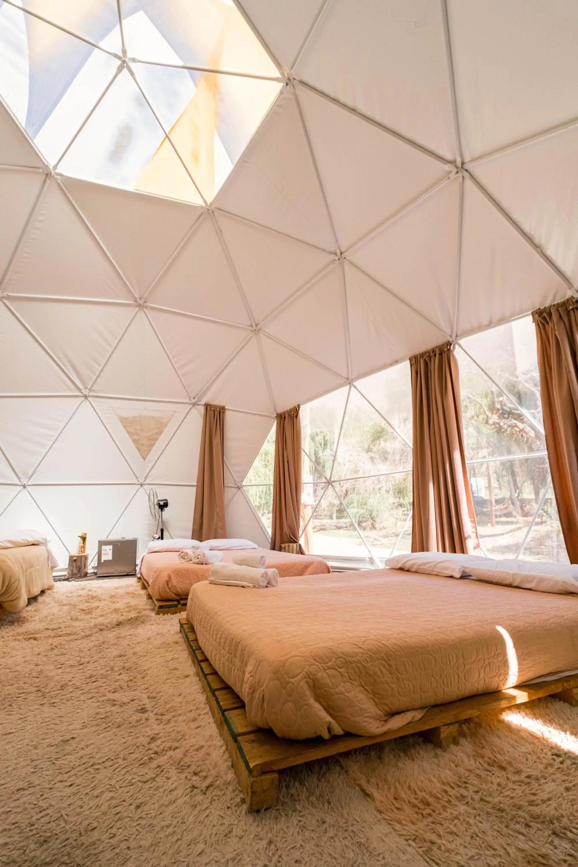 Bed in Glamping Miraflores