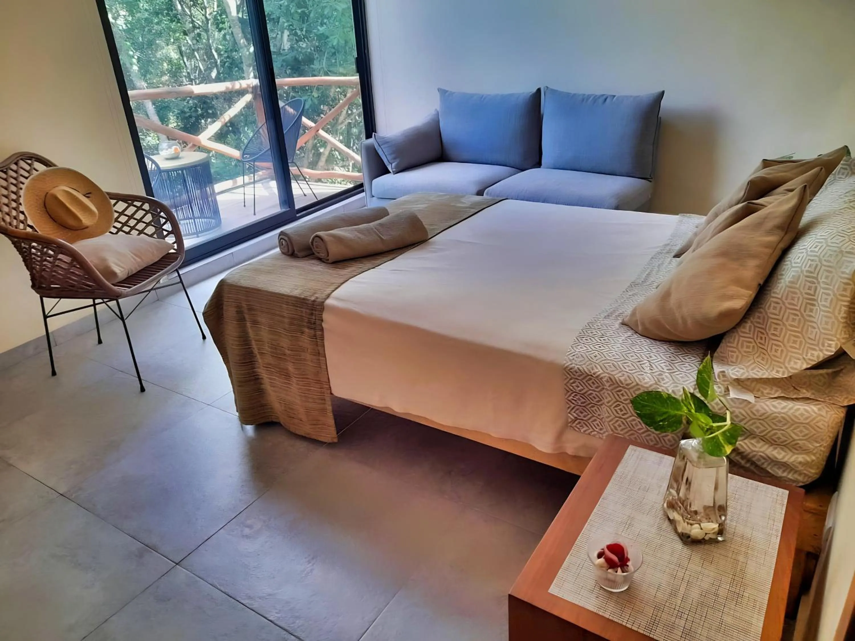 Bed in Naajal Tulum Boutique Hotel - Magic & Jungle