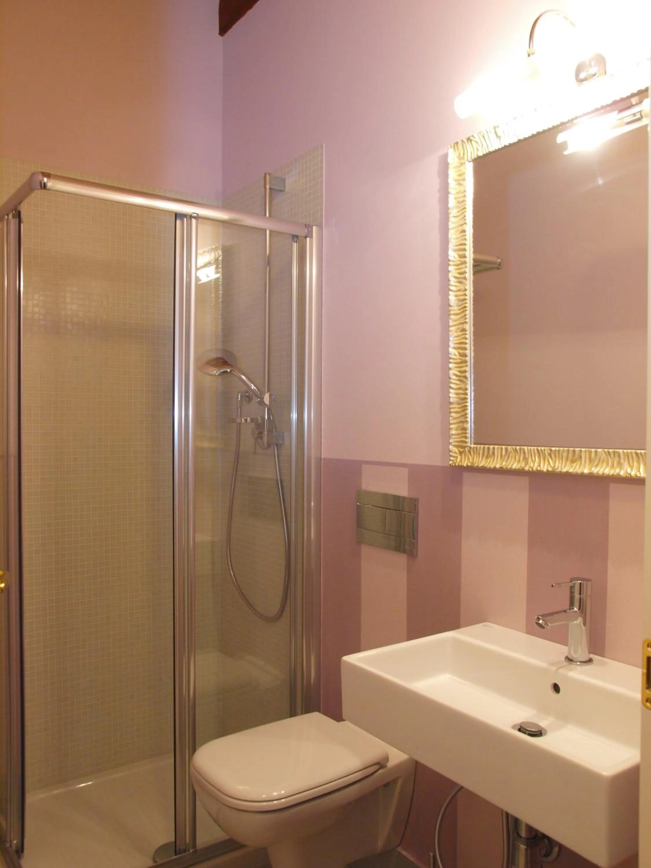 Shower in B&B Il Senesino